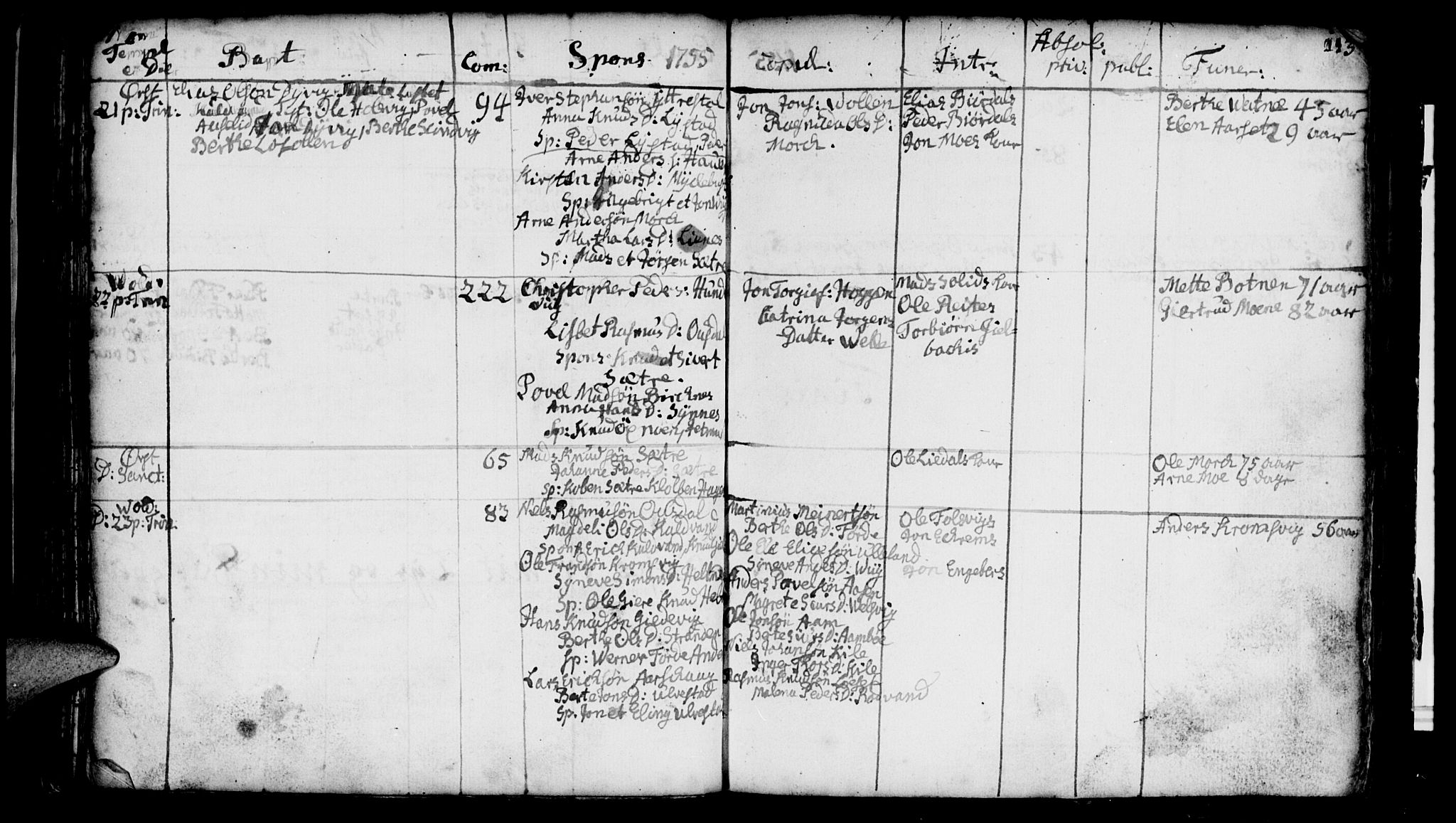 Ministerialprotokoller, klokkerbøker og fødselsregistre - Møre og Romsdal, AV/SAT-A-1454/511/L0135: Parish register (official) no. 511A02, 1741-1760, p. 113