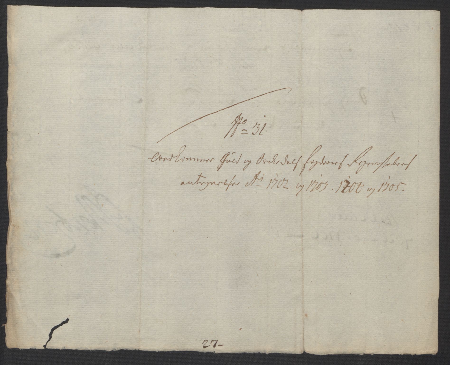 Rentekammeret inntil 1814, Reviderte regnskaper, Fogderegnskap, RA/EA-4092/R60/L3955: Fogderegnskap Orkdal og Gauldal, 1705, p. 547