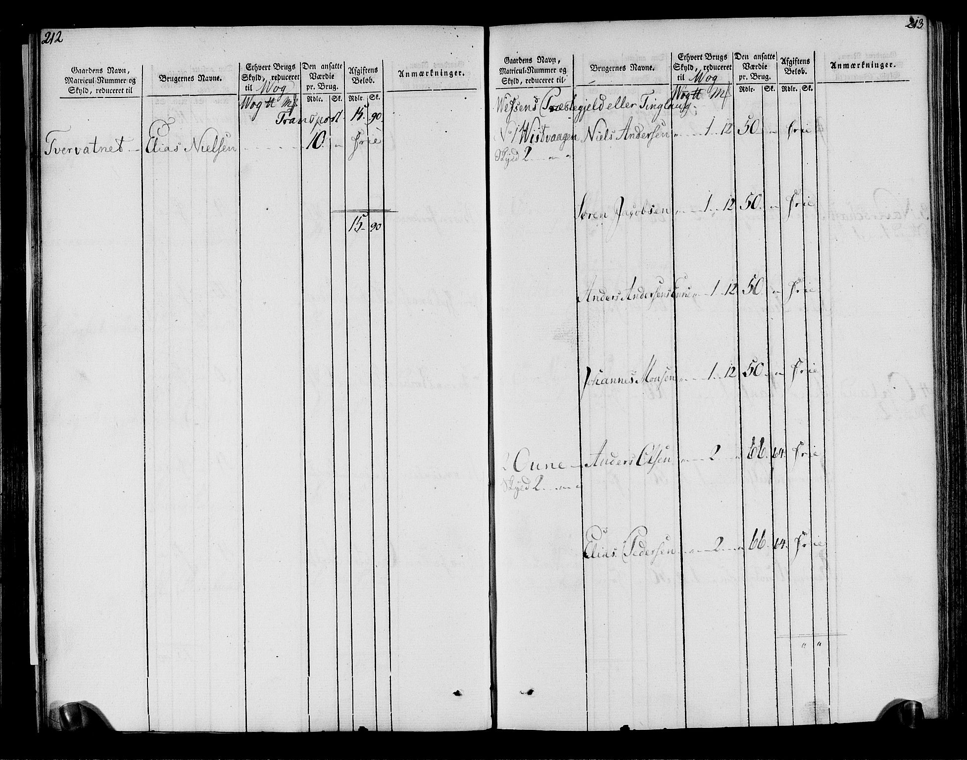 Rentekammeret inntil 1814, Realistisk ordnet avdeling, RA/EA-4070/N/Ne/Nea/L0158: Helgeland fogderi. Oppebørselsregister, 1803-1804, p. 110