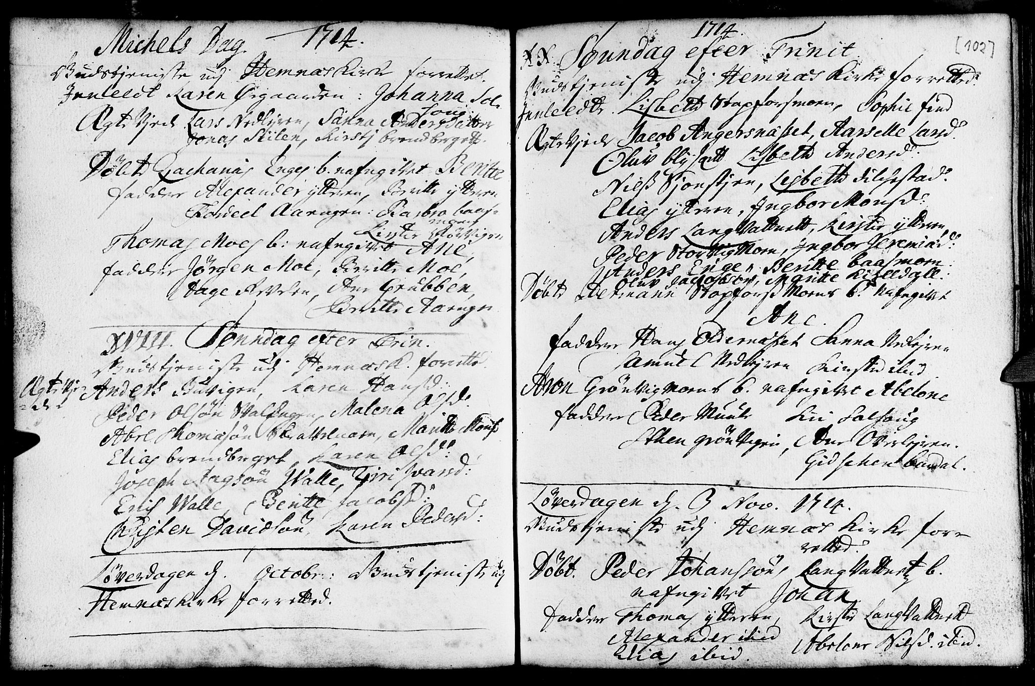 Ministerialprotokoller, klokkerbøker og fødselsregistre - Nordland, SAT/A-1459/825/L0345: Parish register (official) no. 825A01, 1704-1728, p. 102