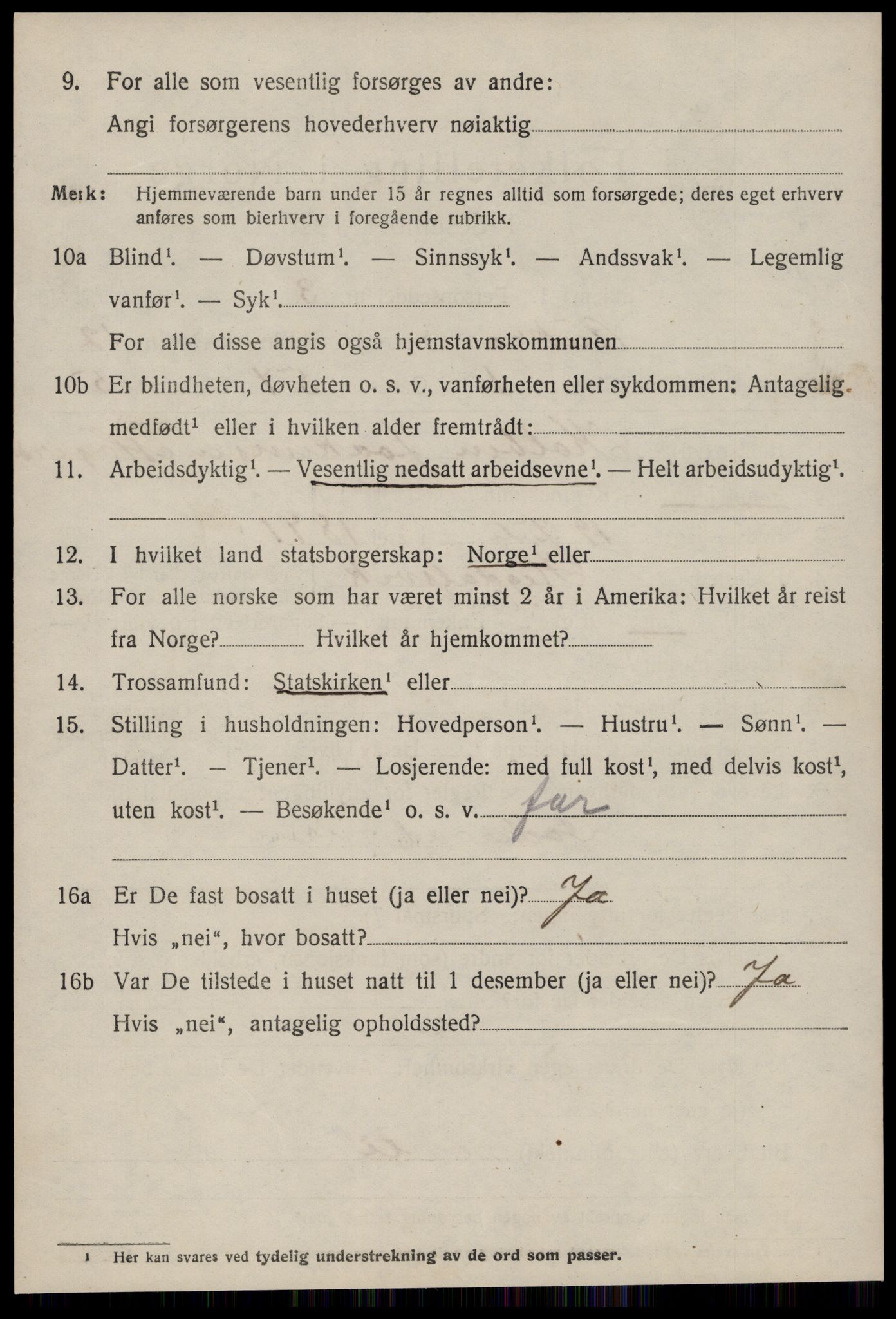 SAT, 1920 census for Aukra, 1920, p. 5416