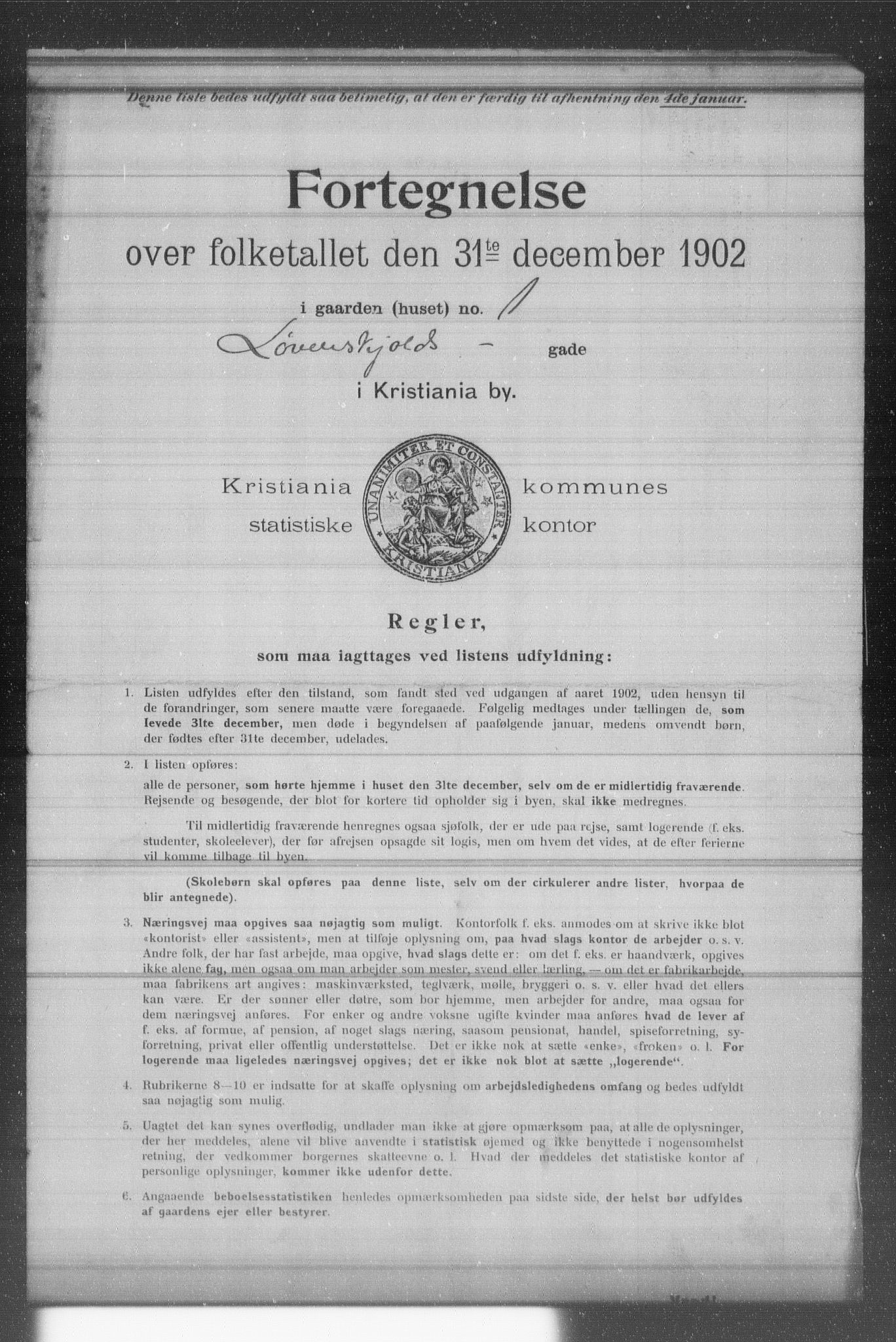 OBA, Municipal Census 1902 for Kristiania, 1902, p. 11340