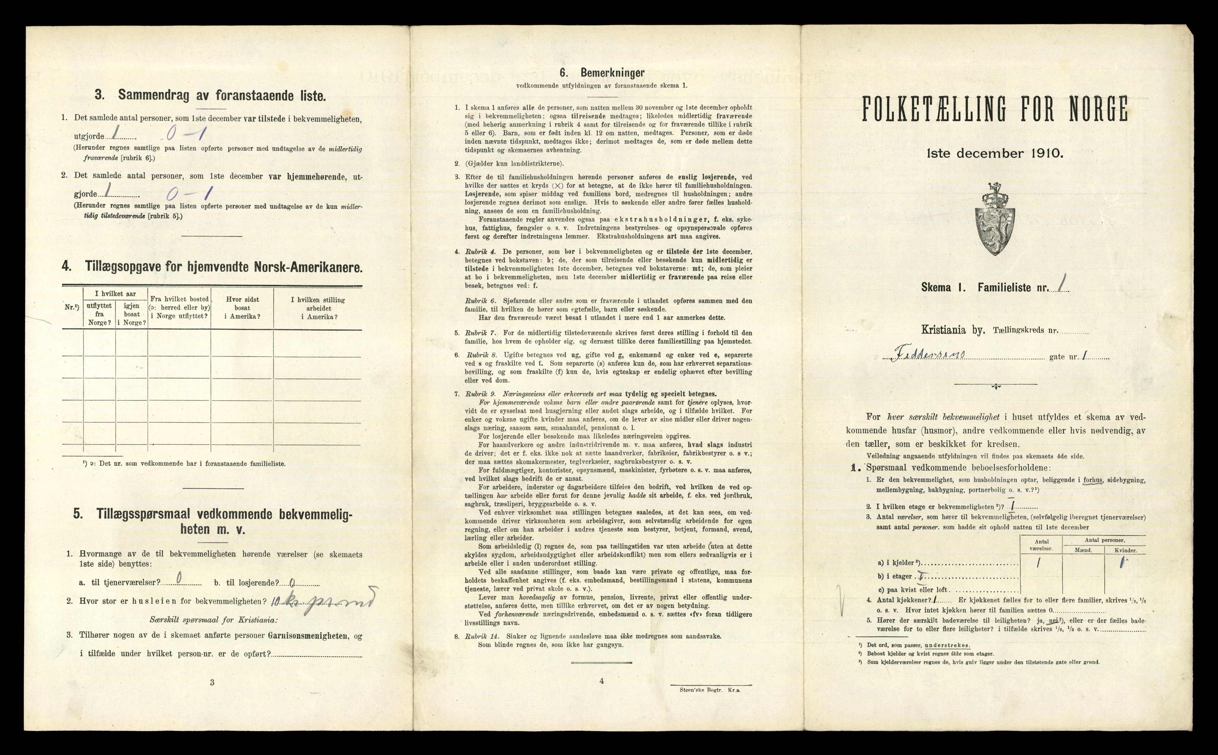 RA, 1910 census for Kristiania, 1910, p. 23681