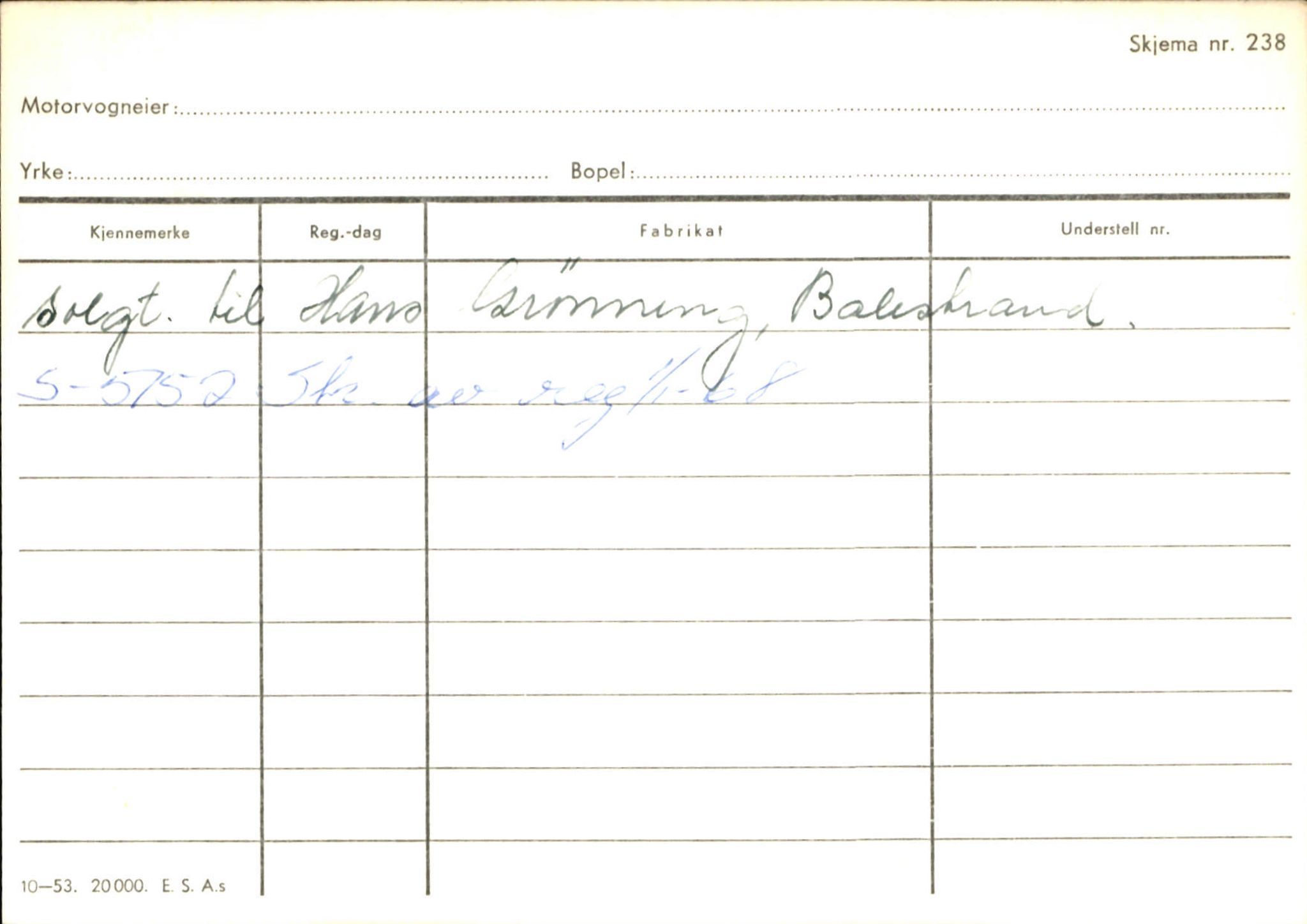 Statens vegvesen, Sogn og Fjordane vegkontor, AV/SAB-A-5301/4/F/L0132: Eigarregister Askvoll A-Å. Balestrand A-Å, 1945-1975, p. 2323