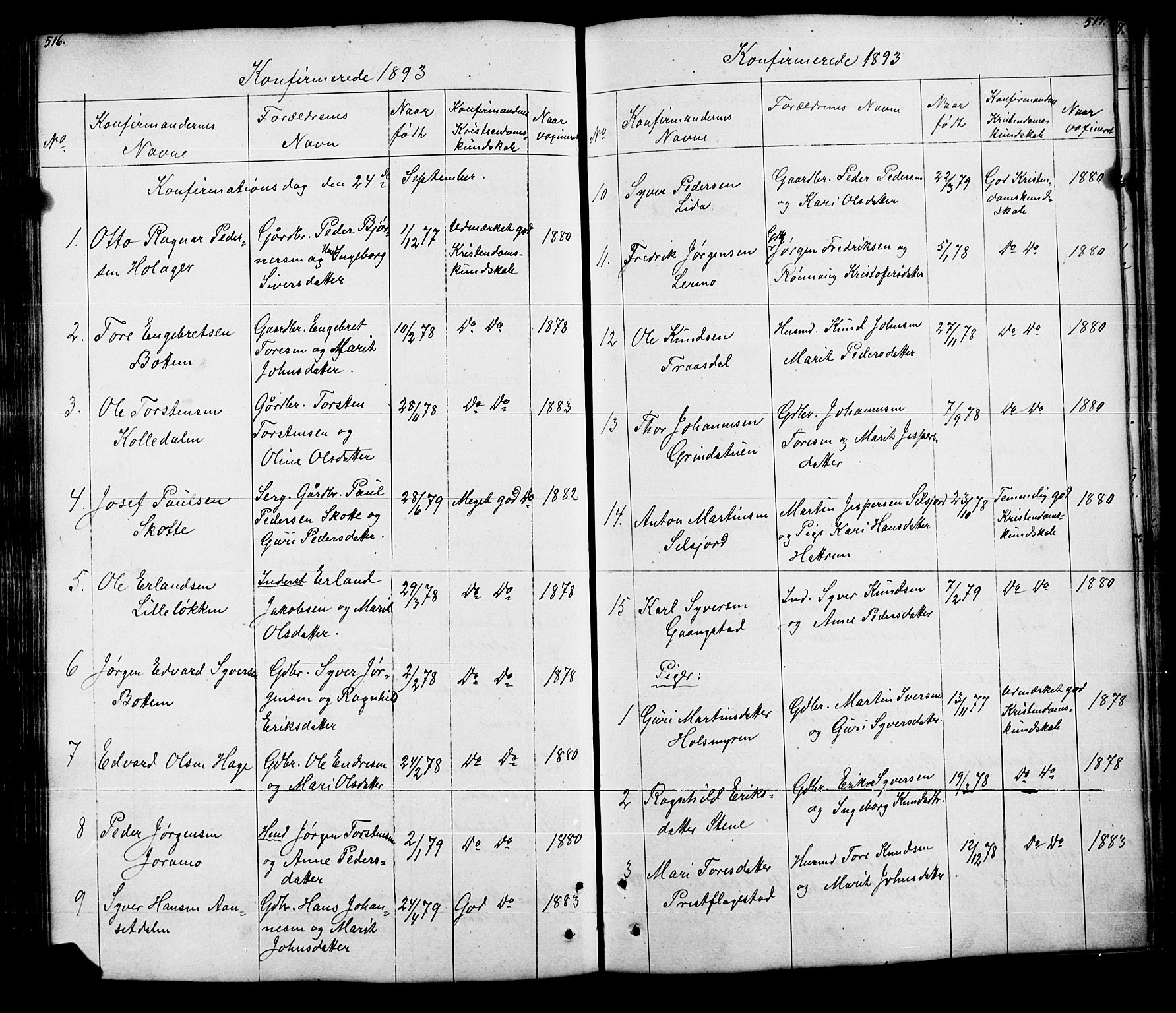 Lesja prestekontor, SAH/PREST-068/H/Ha/Hab/L0005: Parish register (copy) no. 5, 1850-1894, p. 516-517