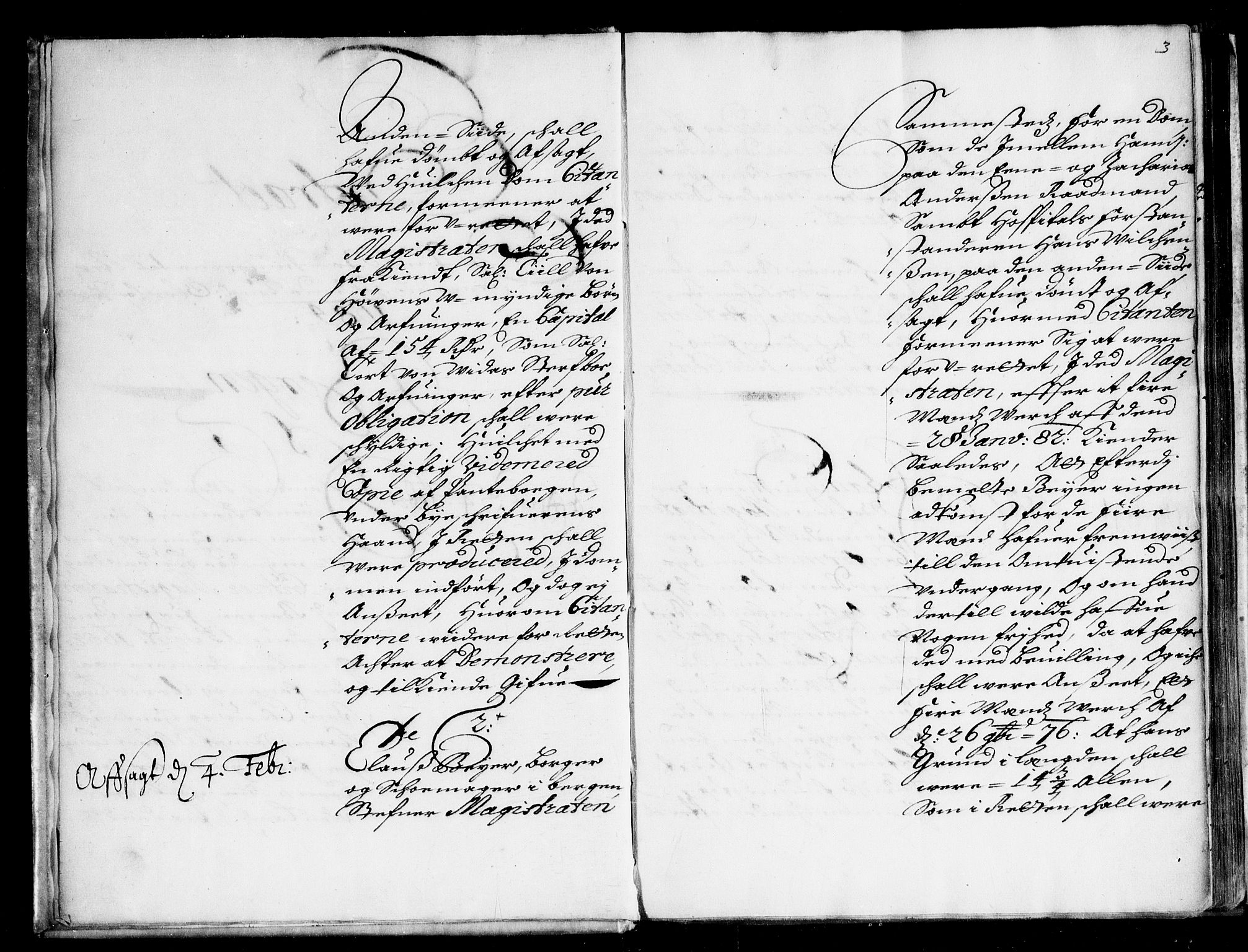 Overhoffretten 1667-1797, AV/RA-EA-2884/Ad/L0246: Ekstraktprotokoll, 1684, p. 2-3