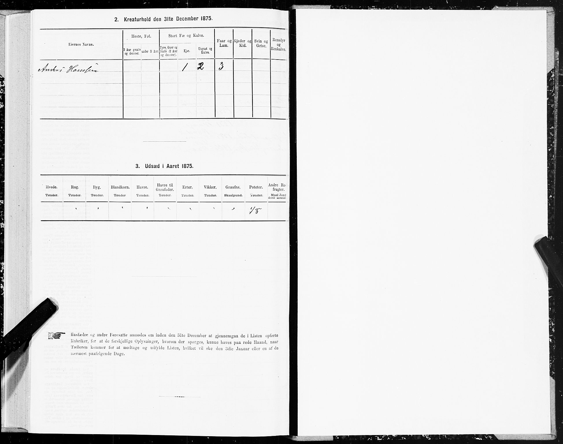 SAT, 1875 census for 1845P Folda, 1875