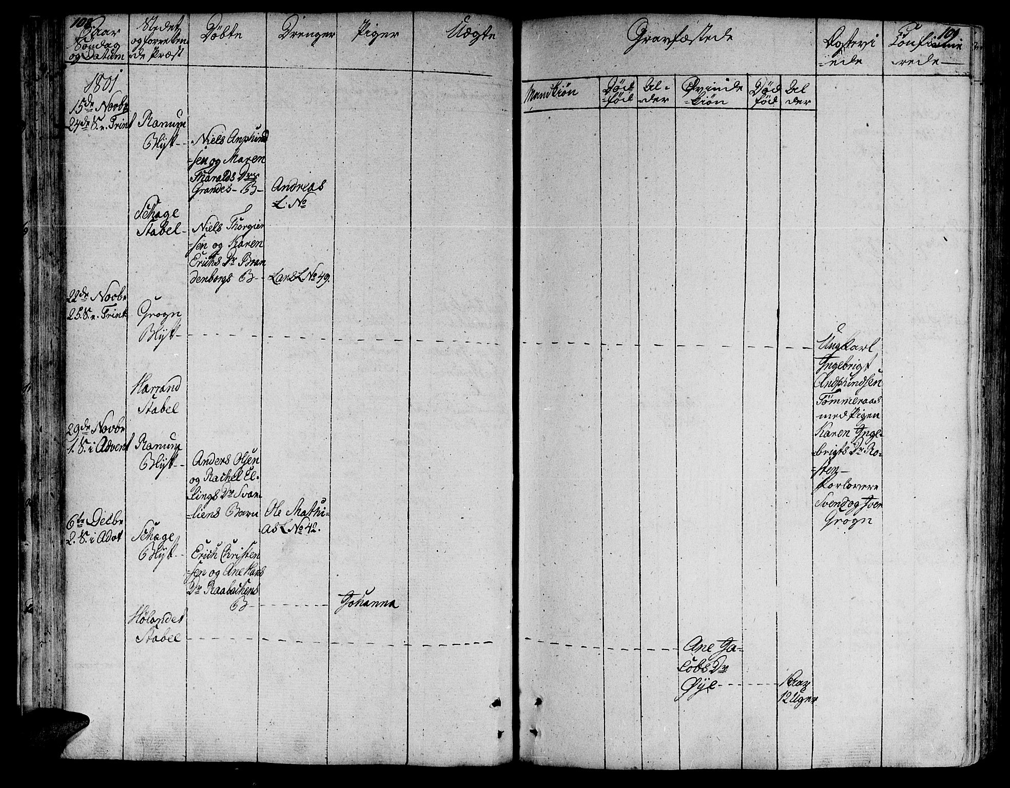 Ministerialprotokoller, klokkerbøker og fødselsregistre - Nord-Trøndelag, AV/SAT-A-1458/764/L0545: Parish register (official) no. 764A05, 1799-1816, p. 108-109