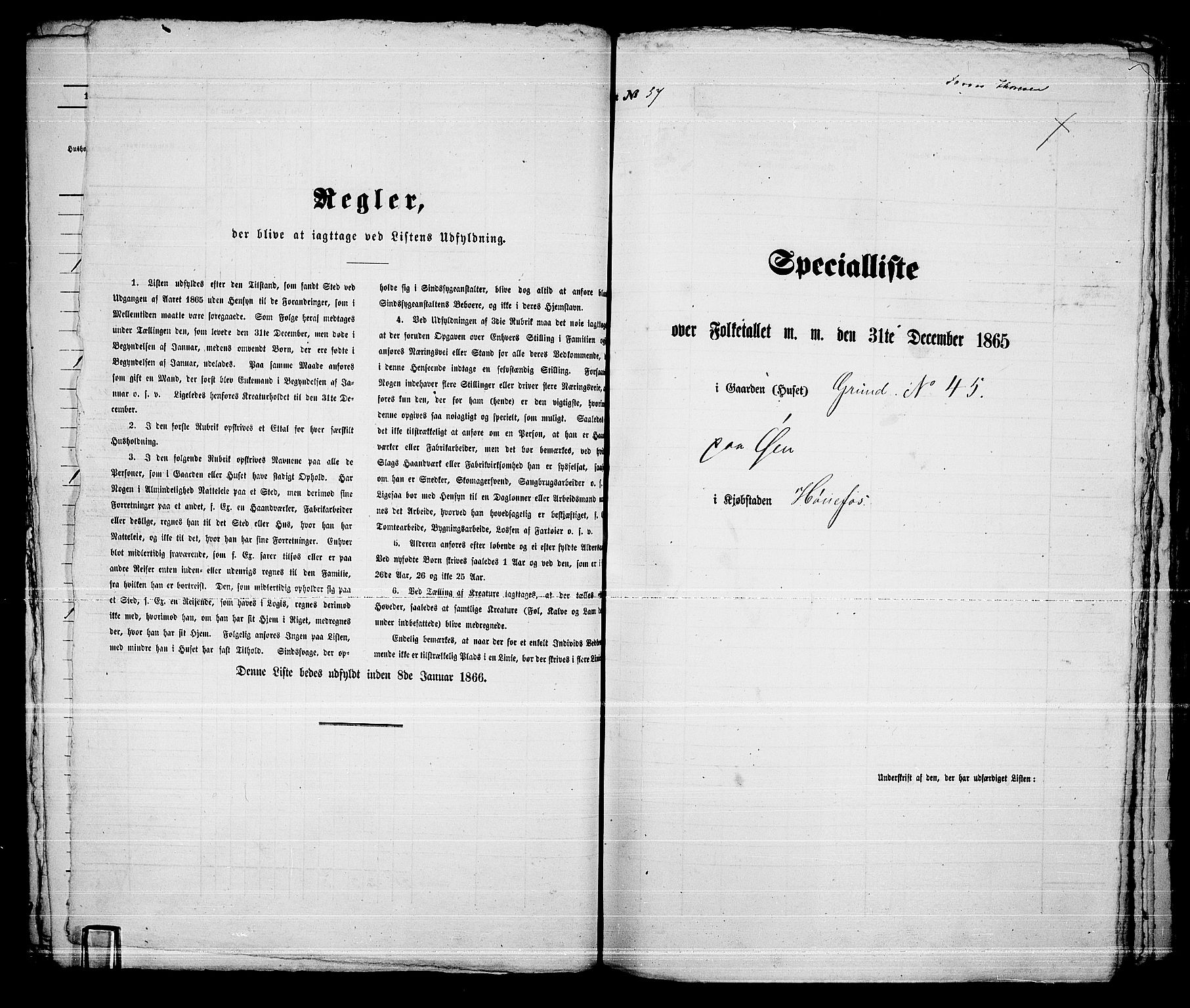 RA, 1865 census for Norderhov/Hønefoss, 1865, p. 112