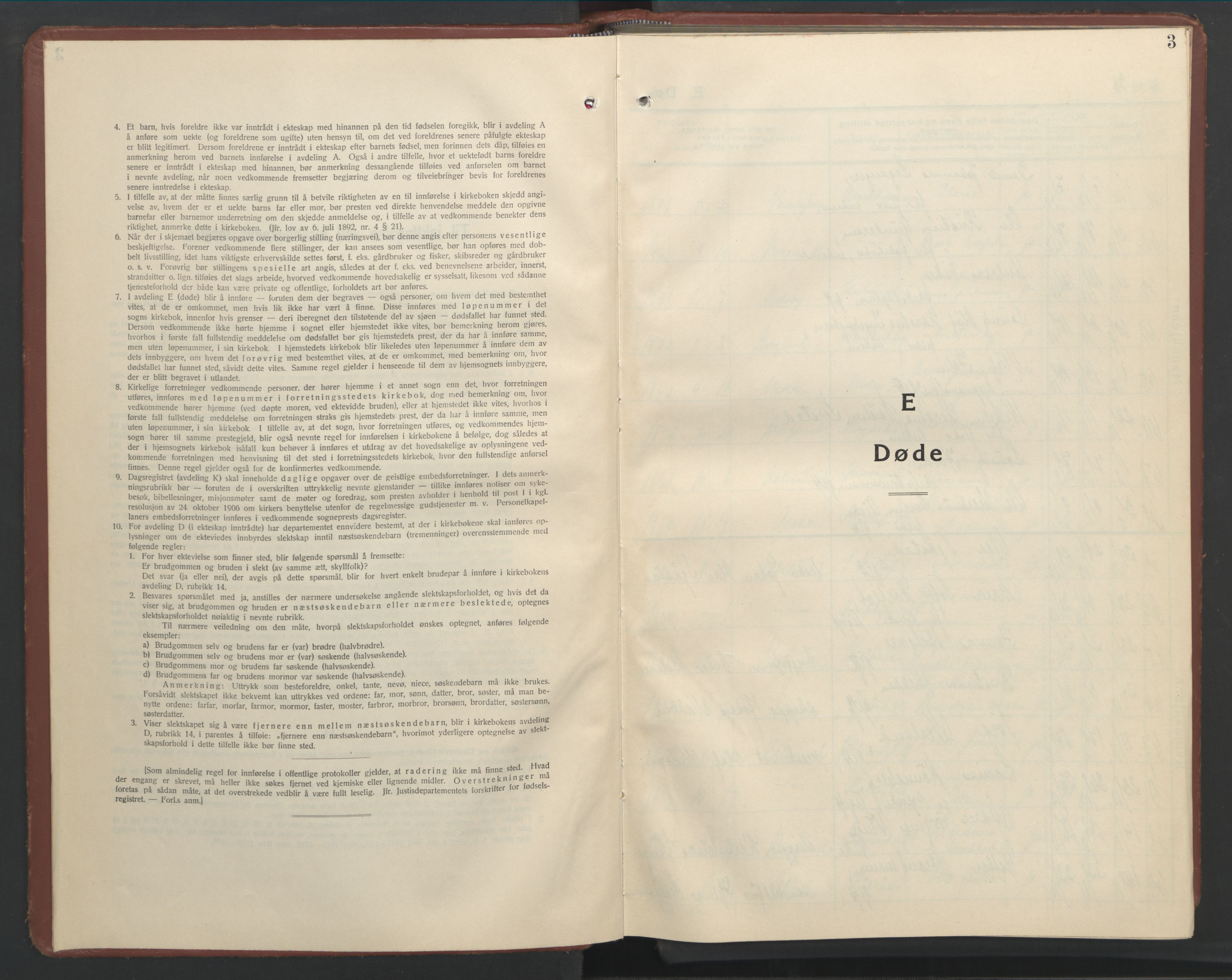 Ministerialprotokoller, klokkerbøker og fødselsregistre - Møre og Romsdal, SAT/A-1454/529/L0478: Parish register (copy) no. 529C15, 1938-1951, p. 3