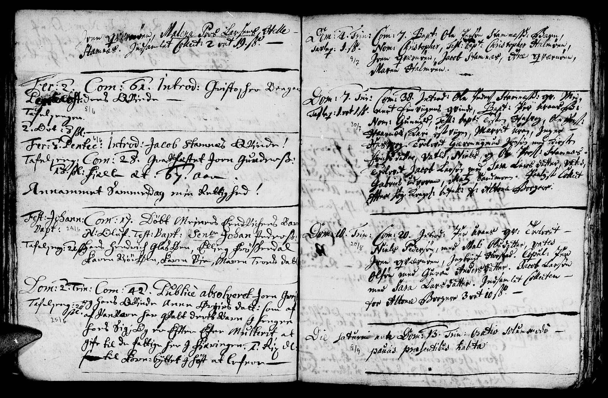 Ministerialprotokoller, klokkerbøker og fødselsregistre - Nord-Trøndelag, SAT/A-1458/771/L0594: Parish register (official) no. 771A01, 1689-1738