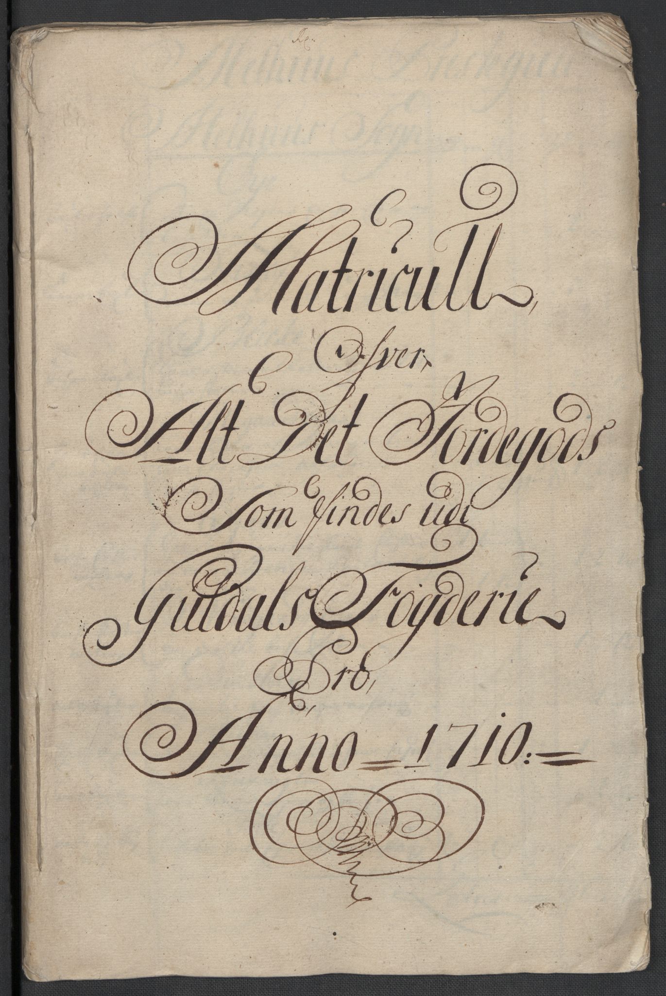 Rentekammeret inntil 1814, Reviderte regnskaper, Fogderegnskap, RA/EA-4092/R60/L3960: Fogderegnskap Orkdal og Gauldal, 1710, p. 196