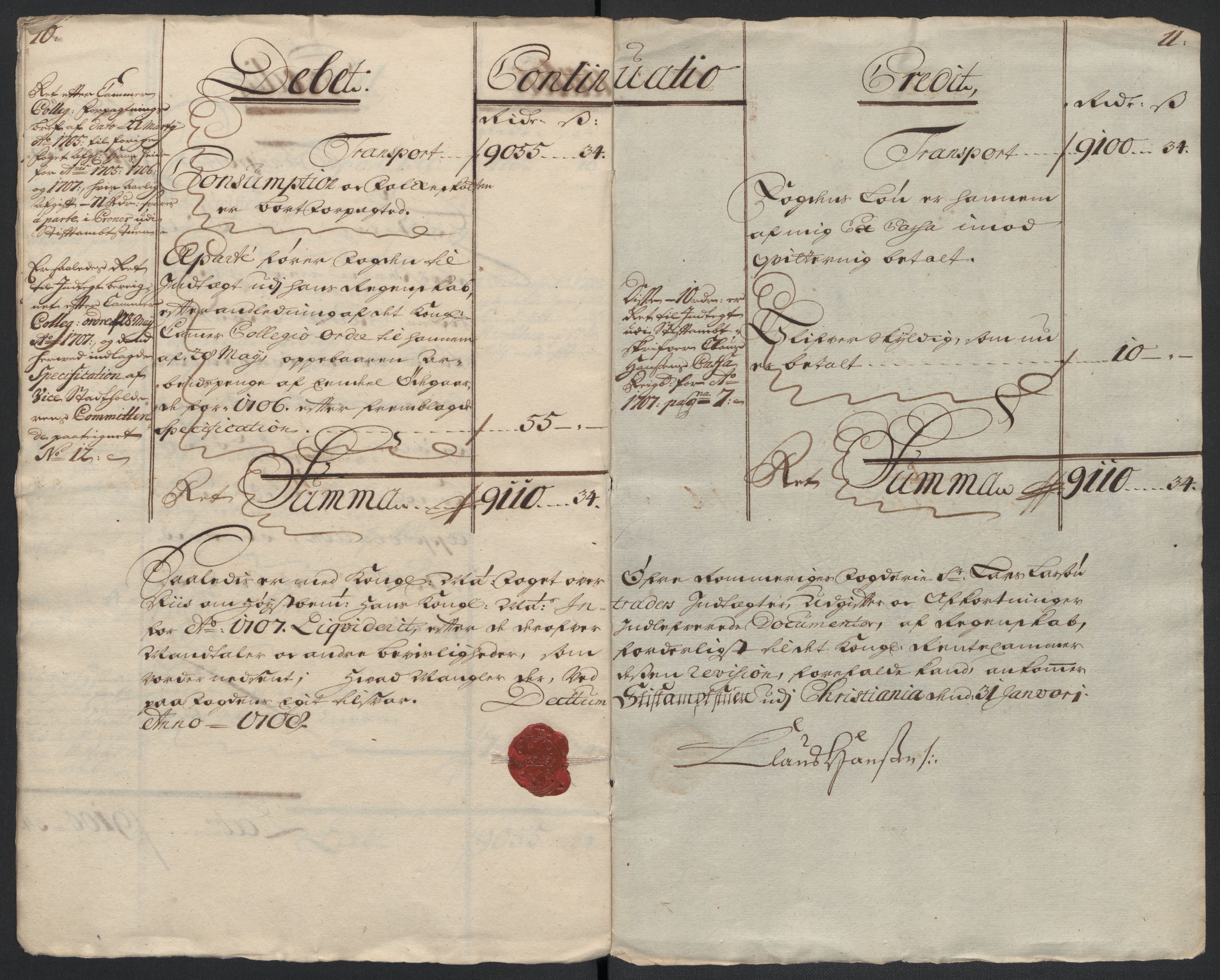 Rentekammeret inntil 1814, Reviderte regnskaper, Fogderegnskap, AV/RA-EA-4092/R12/L0718: Fogderegnskap Øvre Romerike, 1706-1707, p. 249