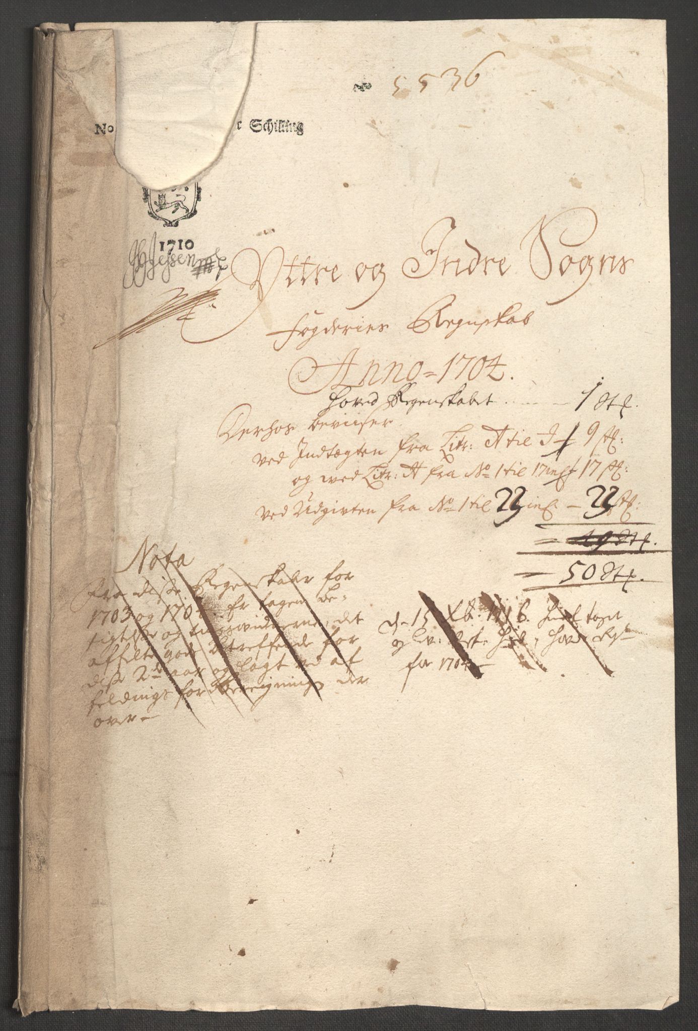 Rentekammeret inntil 1814, Reviderte regnskaper, Fogderegnskap, AV/RA-EA-4092/R52/L3313: Fogderegnskap Sogn, 1703-1704, p. 445