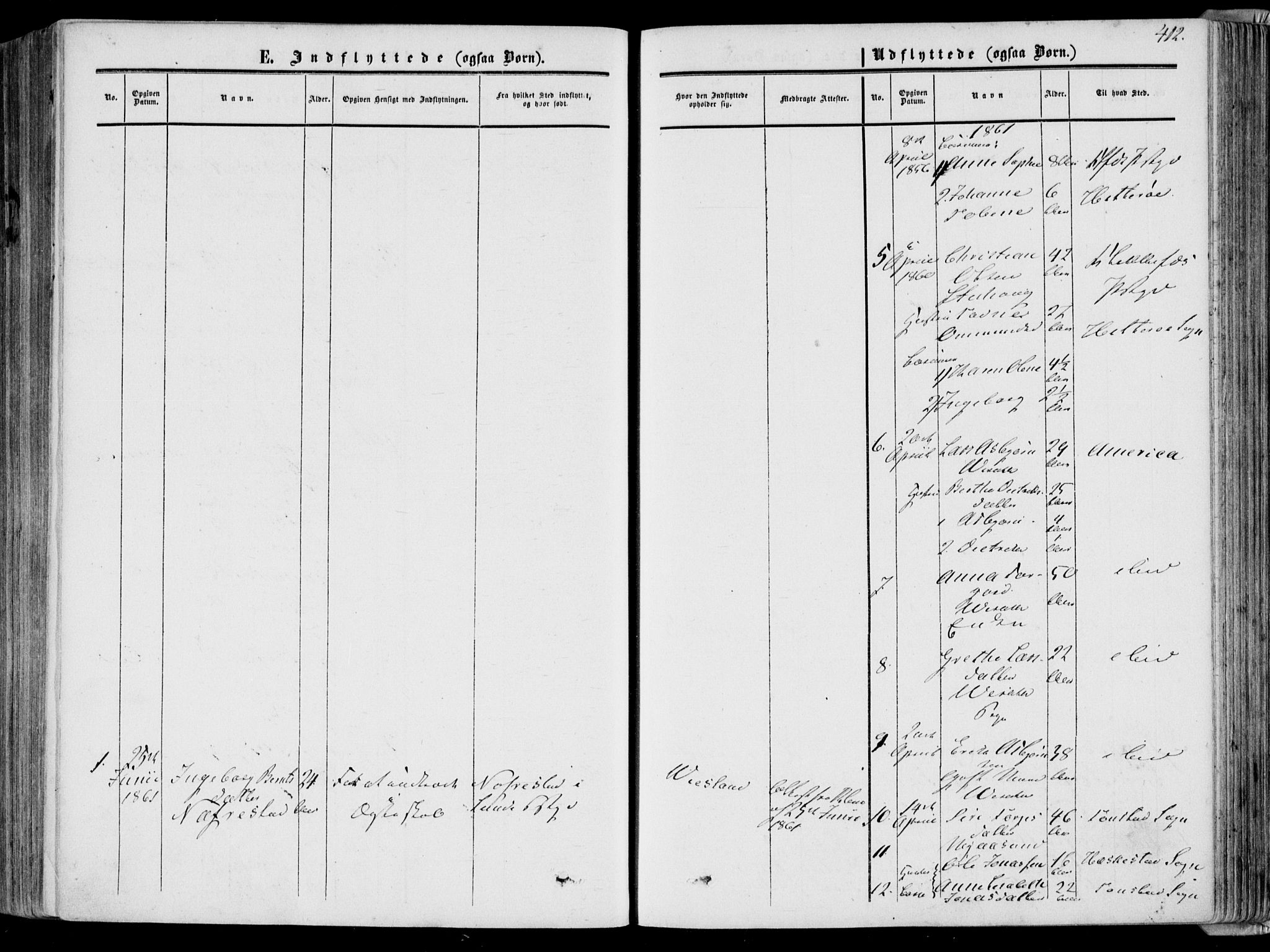 Bakke sokneprestkontor, AV/SAK-1111-0002/F/Fa/Faa/L0006: Parish register (official) no. A 6, 1855-1877, p. 412