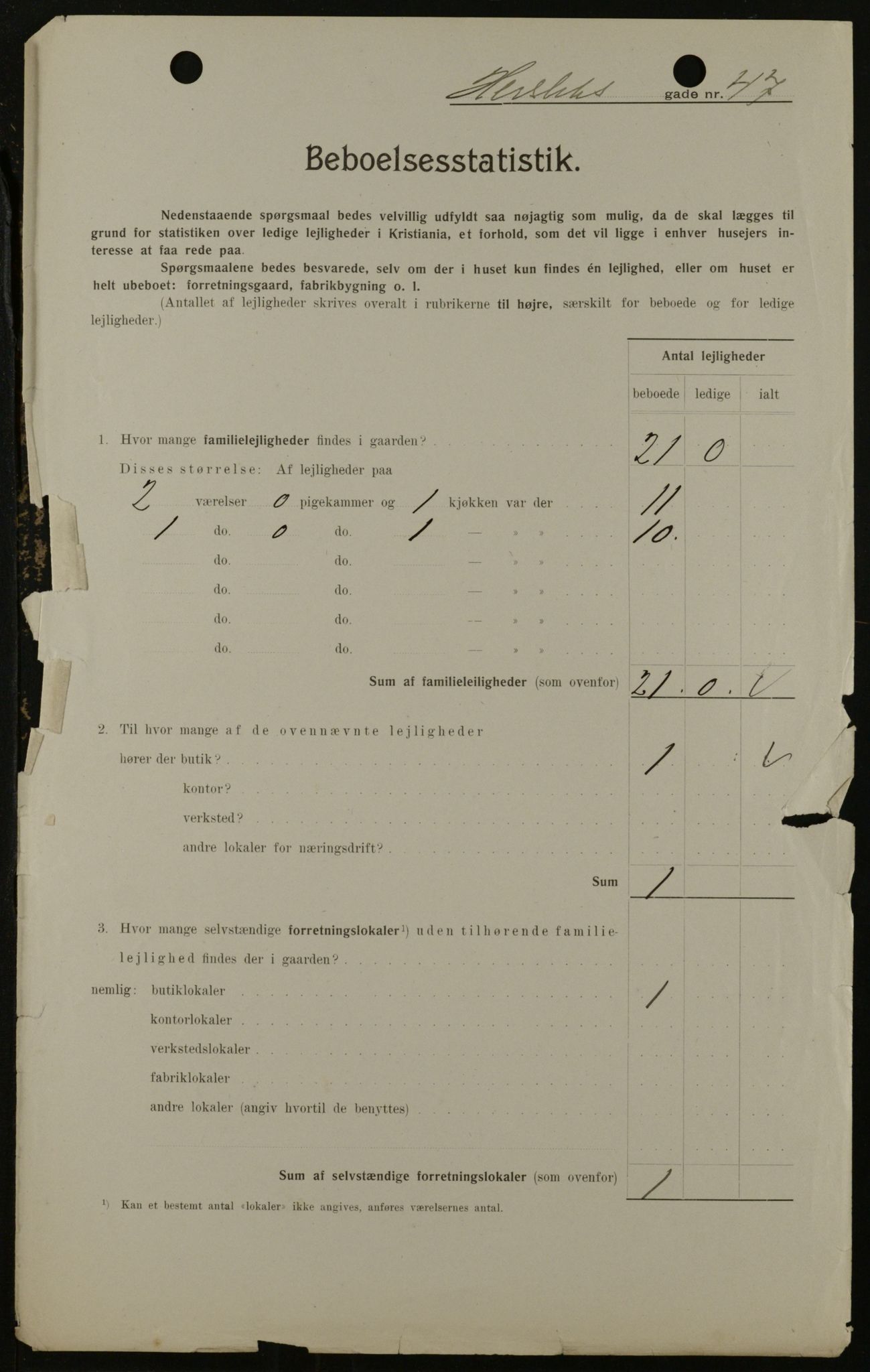 OBA, Municipal Census 1908 for Kristiania, 1908, p. 35846