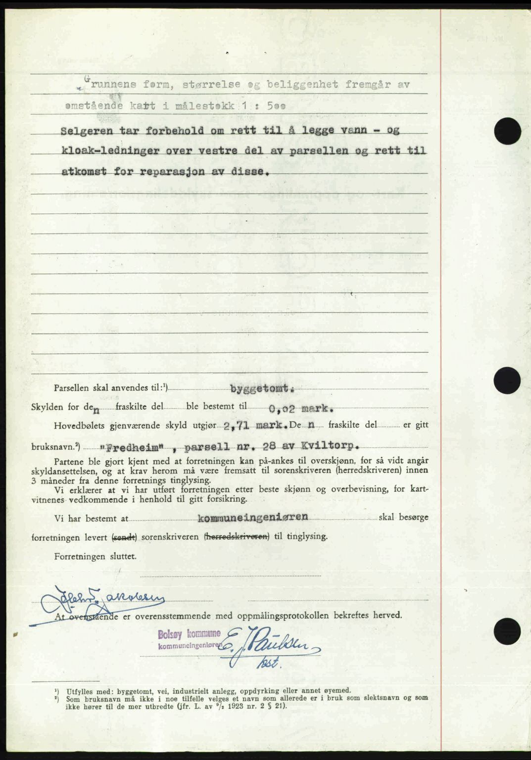 Romsdal sorenskriveri, AV/SAT-A-4149/1/2/2C: Mortgage book no. A28, 1948-1949, Diary no: : 296/1949