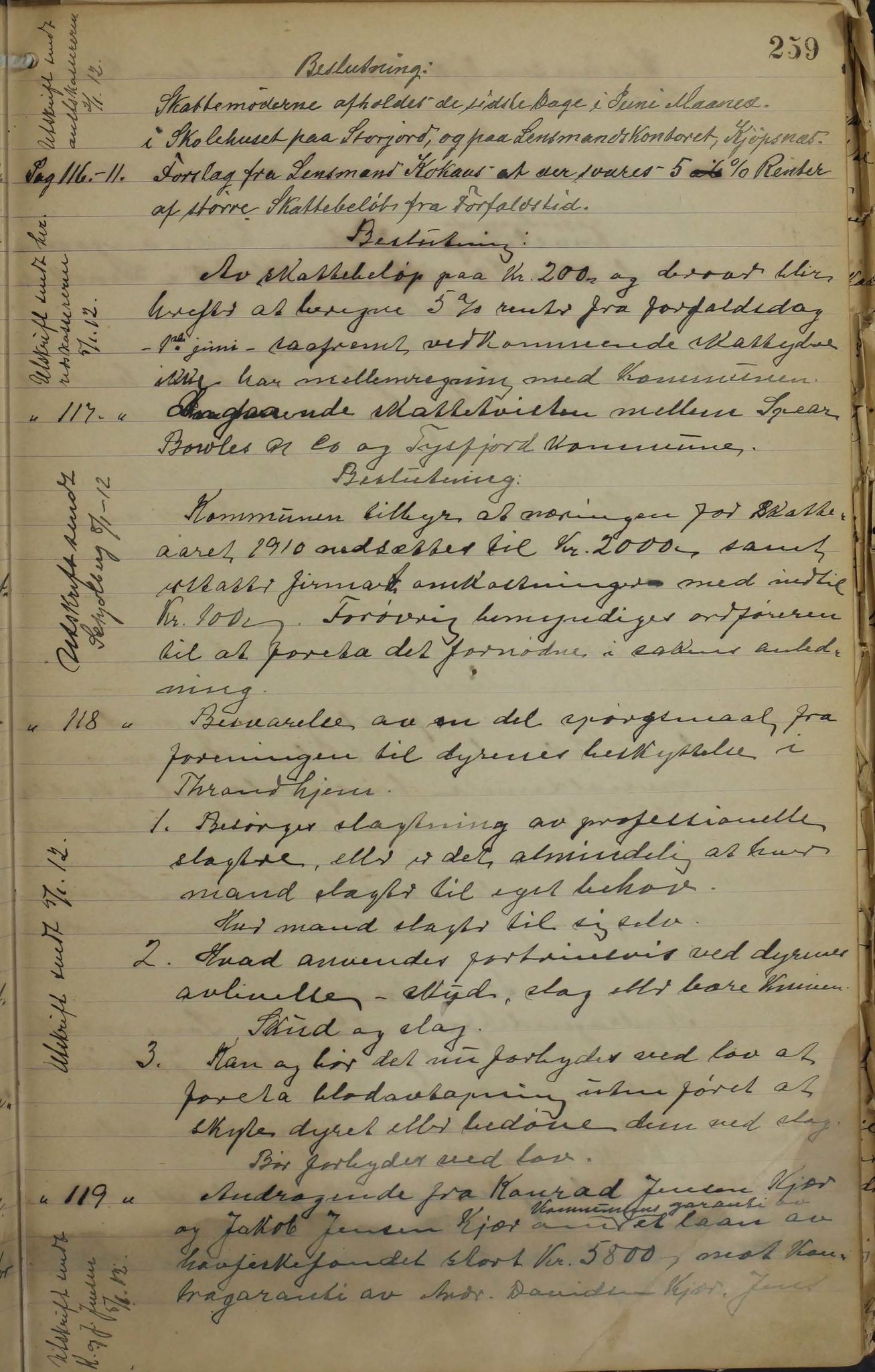 Tysfjord kommune. Formannskapet, AIN/K-18500.150/100/L0002: Forhandlingsprotokoll for Tysfjordens formandskap, 1895-1912