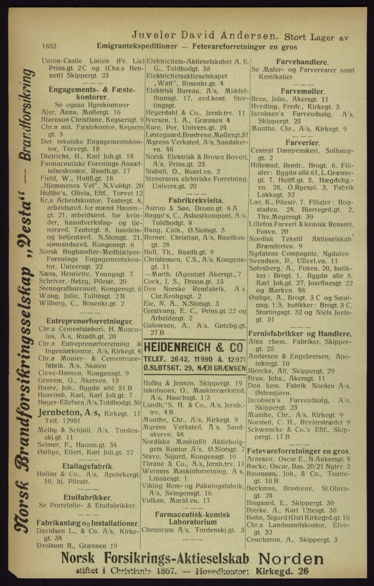 Kristiania/Oslo adressebok, PUBL/-, 1916, p. 1852