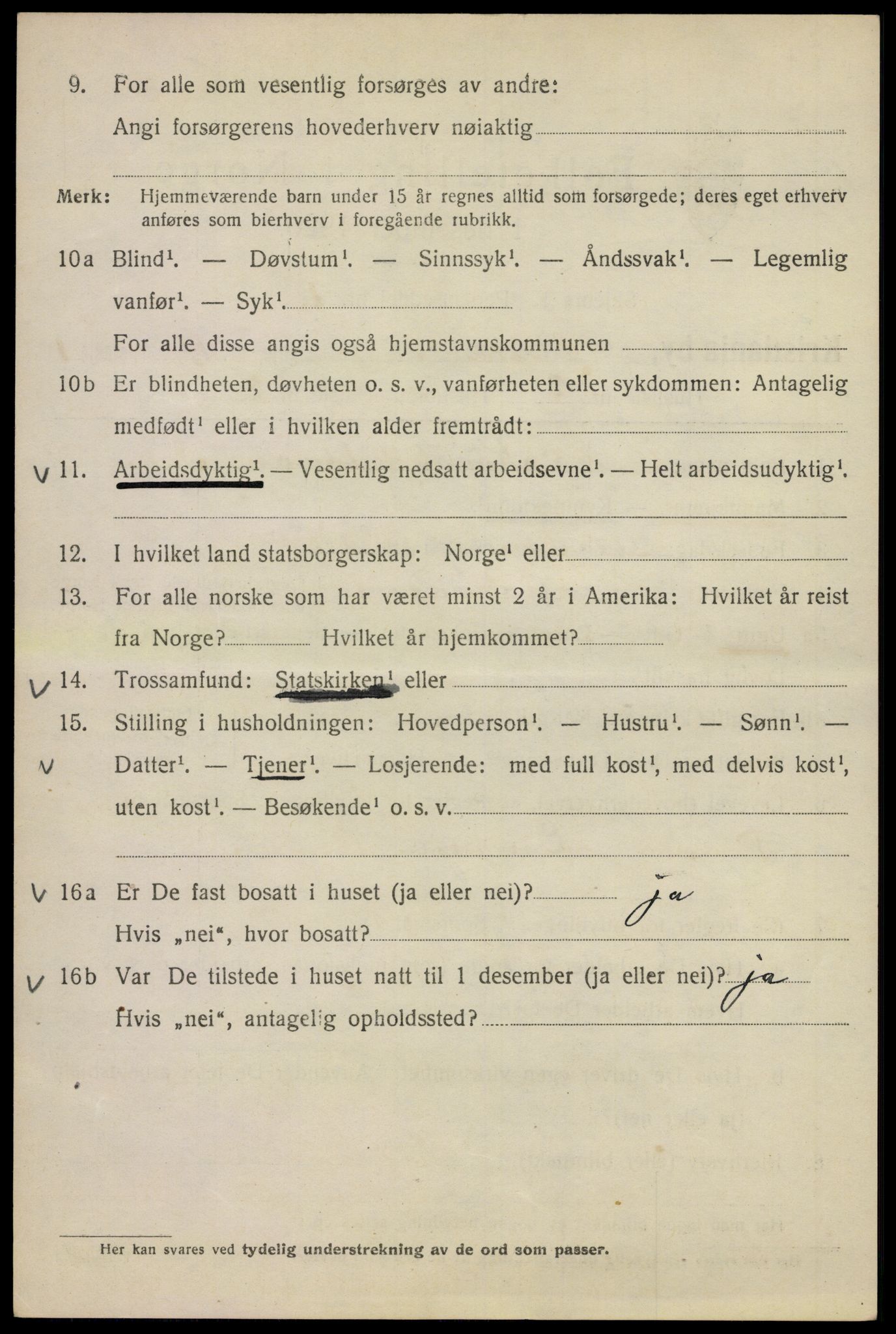 SAO, 1920 census for Kristiania, 1920, p. 261532