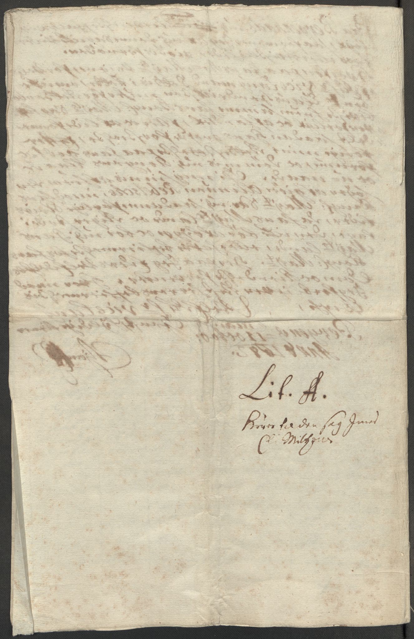 Rentekammeret inntil 1814, Realistisk ordnet avdeling, RA/EA-4070/Fb/L0015: Dokumenter om Raundalen allmenning i Voss. Claus Miltzows sak, 1684, p. 126