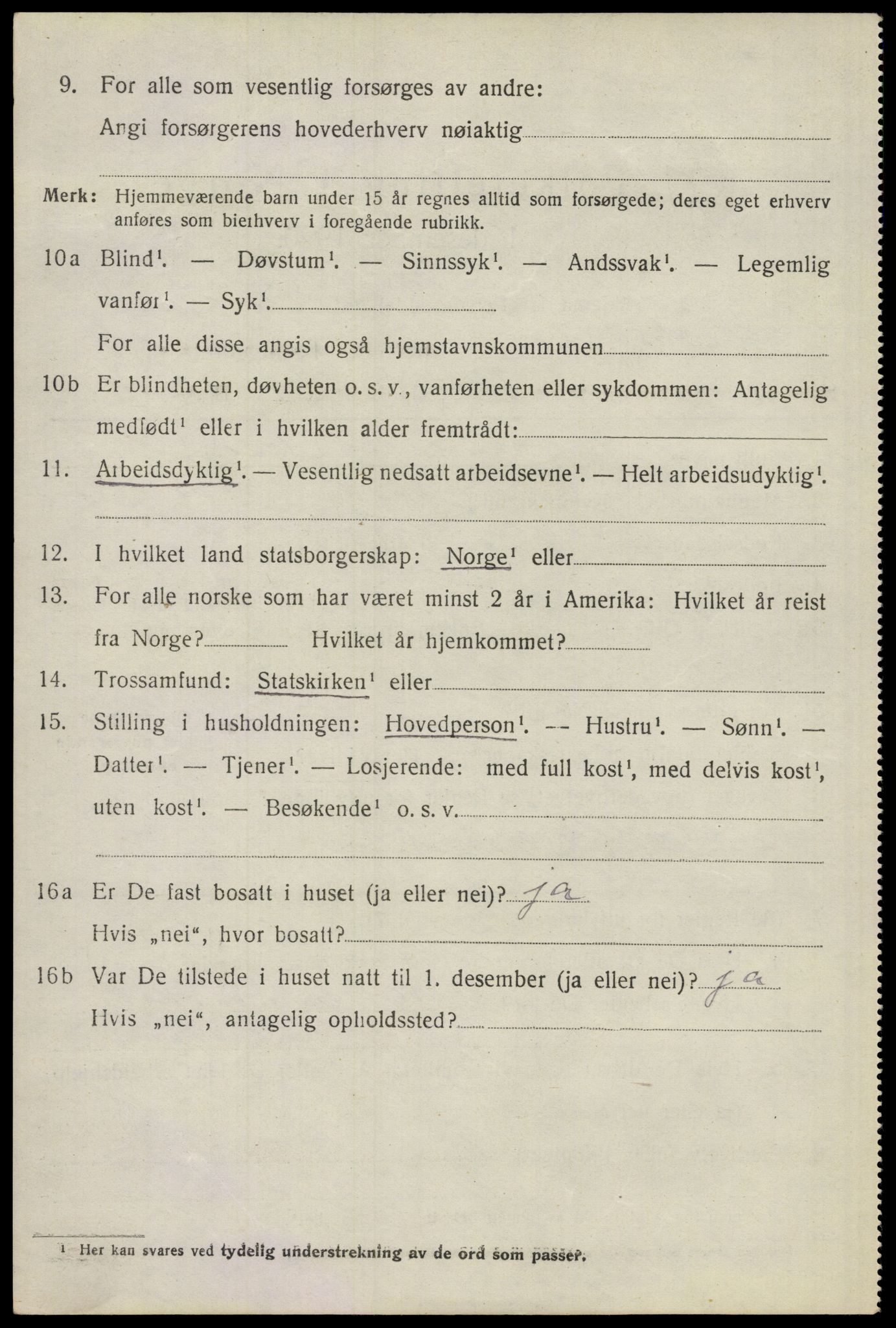 SAO, 1920 census for Skedsmo, 1920, p. 9294