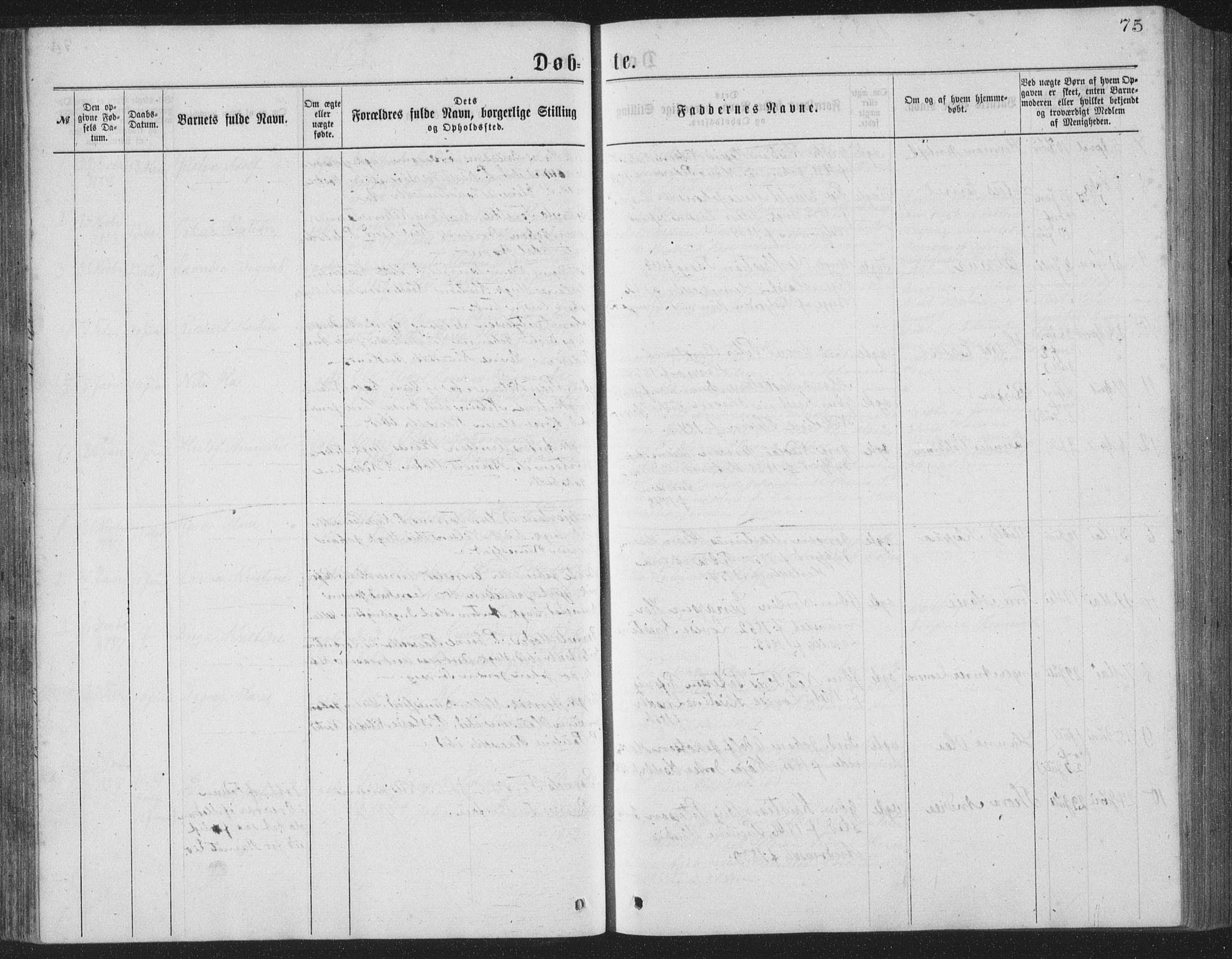 Ministerialprotokoller, klokkerbøker og fødselsregistre - Nordland, AV/SAT-A-1459/886/L1225: Parish register (copy) no. 886C02, 1874-1896, p. 75