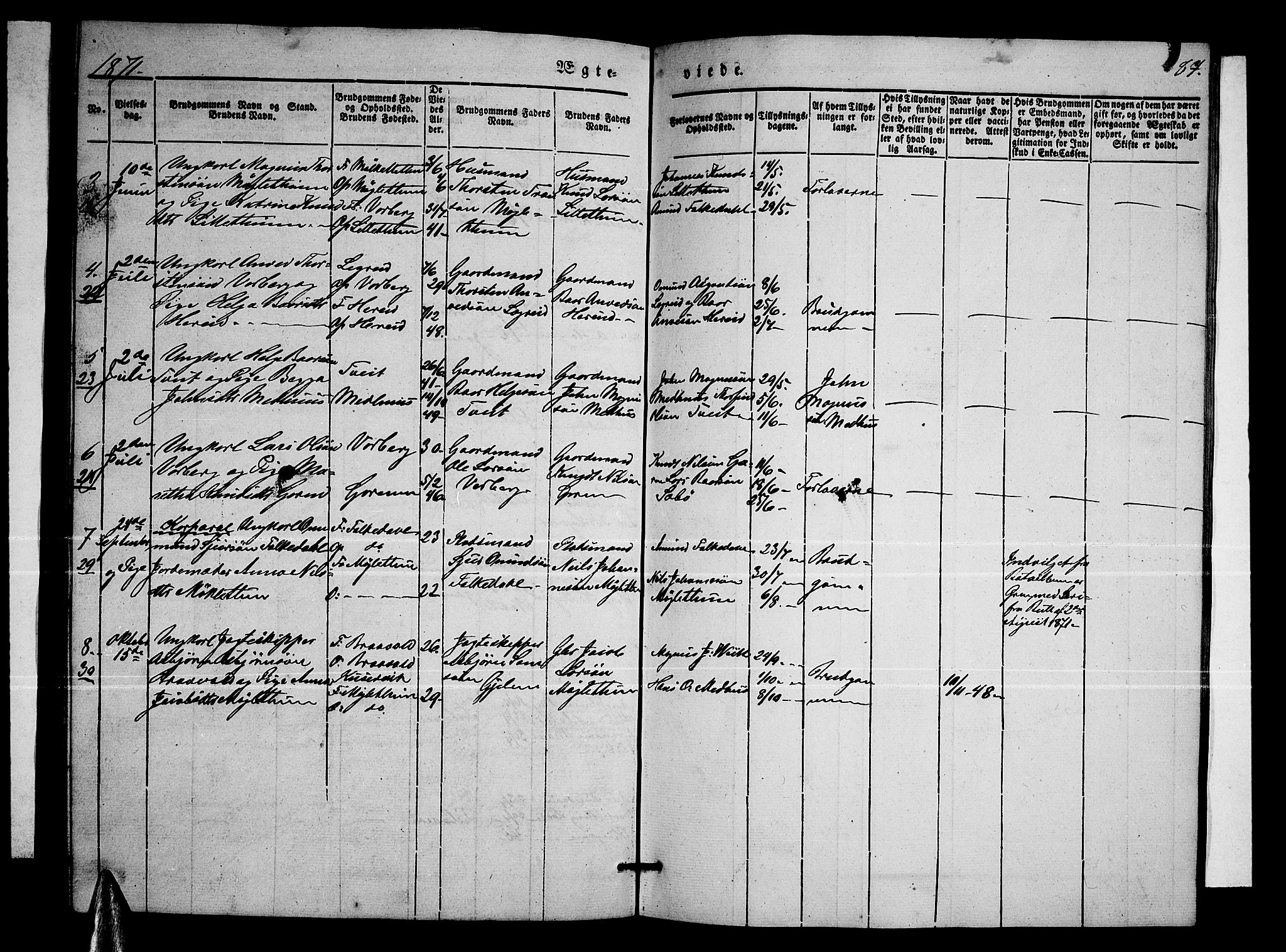 Ullensvang sokneprestembete, SAB/A-78701/H/Hab: Parish register (copy) no. C 1, 1855-1871, p. 87