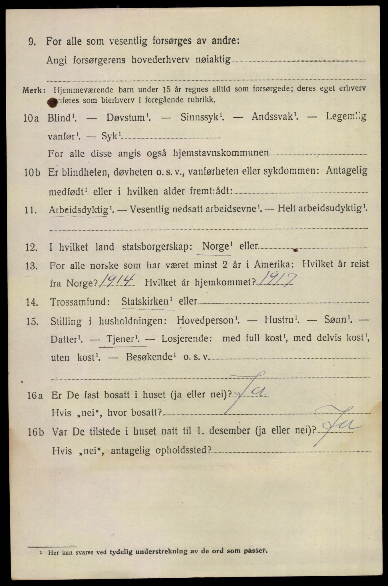 SAKO, 1920 census for Stokke, 1920, p. 4071