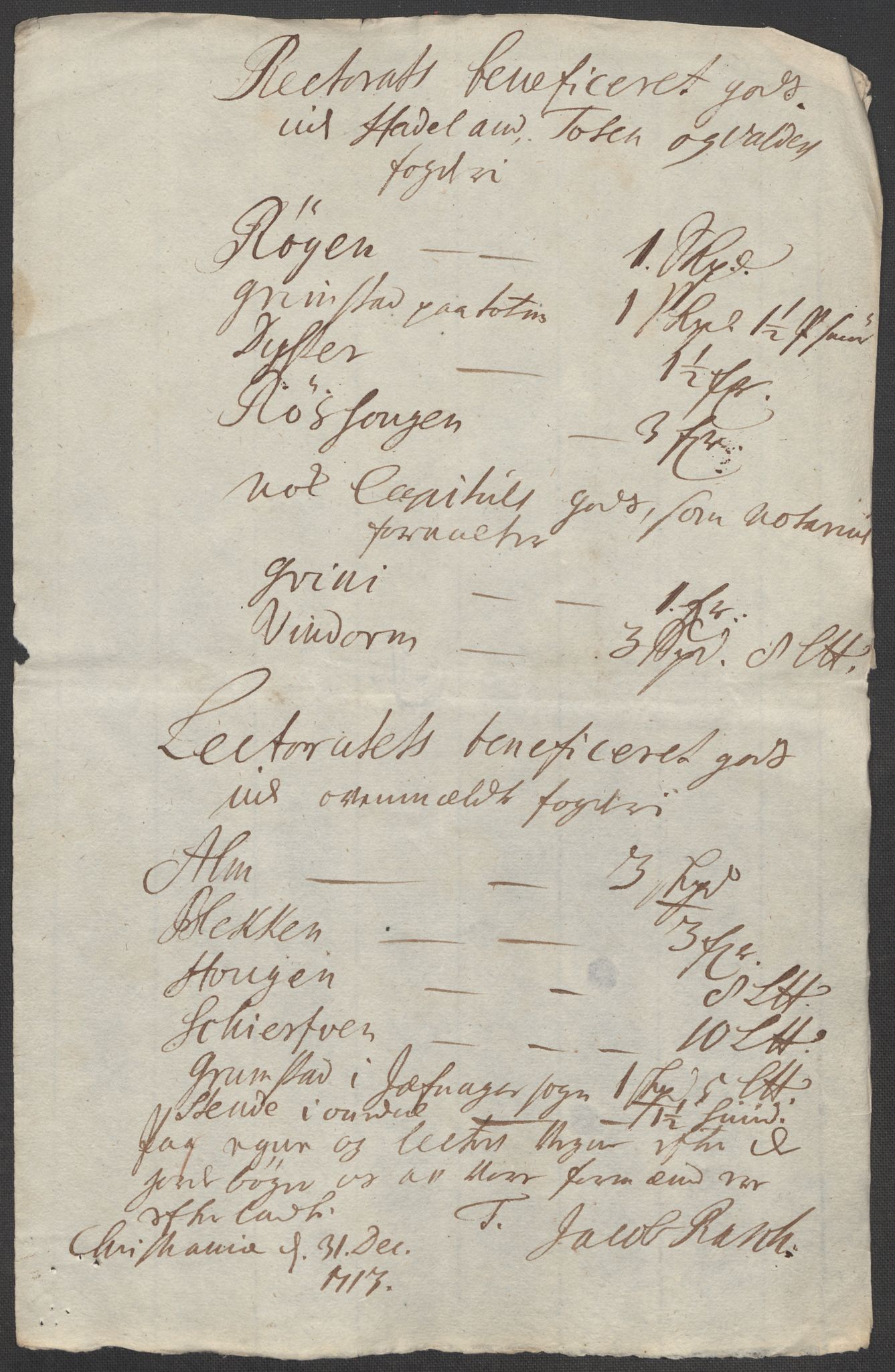 Rentekammeret inntil 1814, Reviderte regnskaper, Fogderegnskap, RA/EA-4092/R18/L1311: Fogderegnskap Hadeland, Toten og Valdres, 1713, p. 301