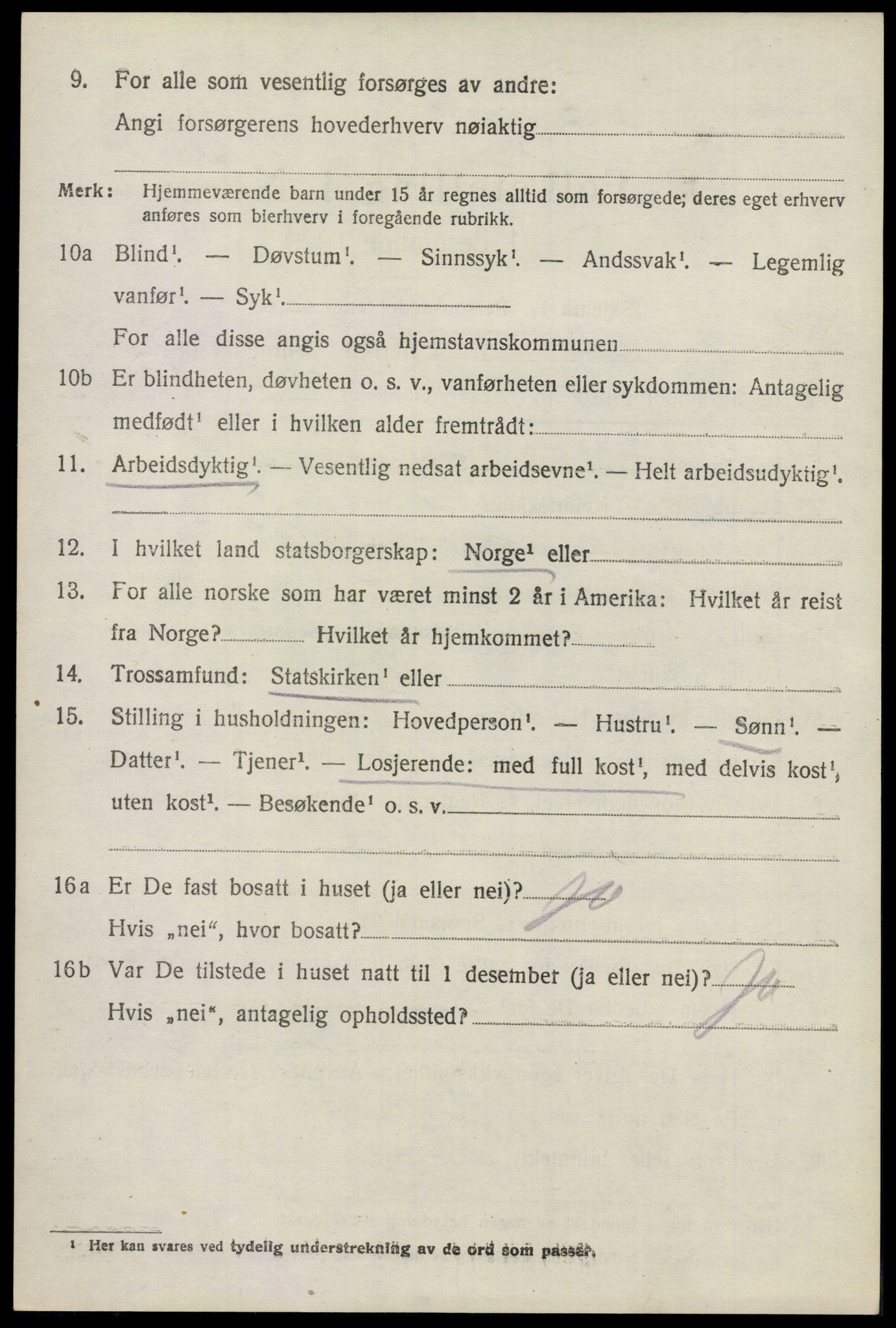 SAO, 1920 census for Fet, 1920, p. 4501