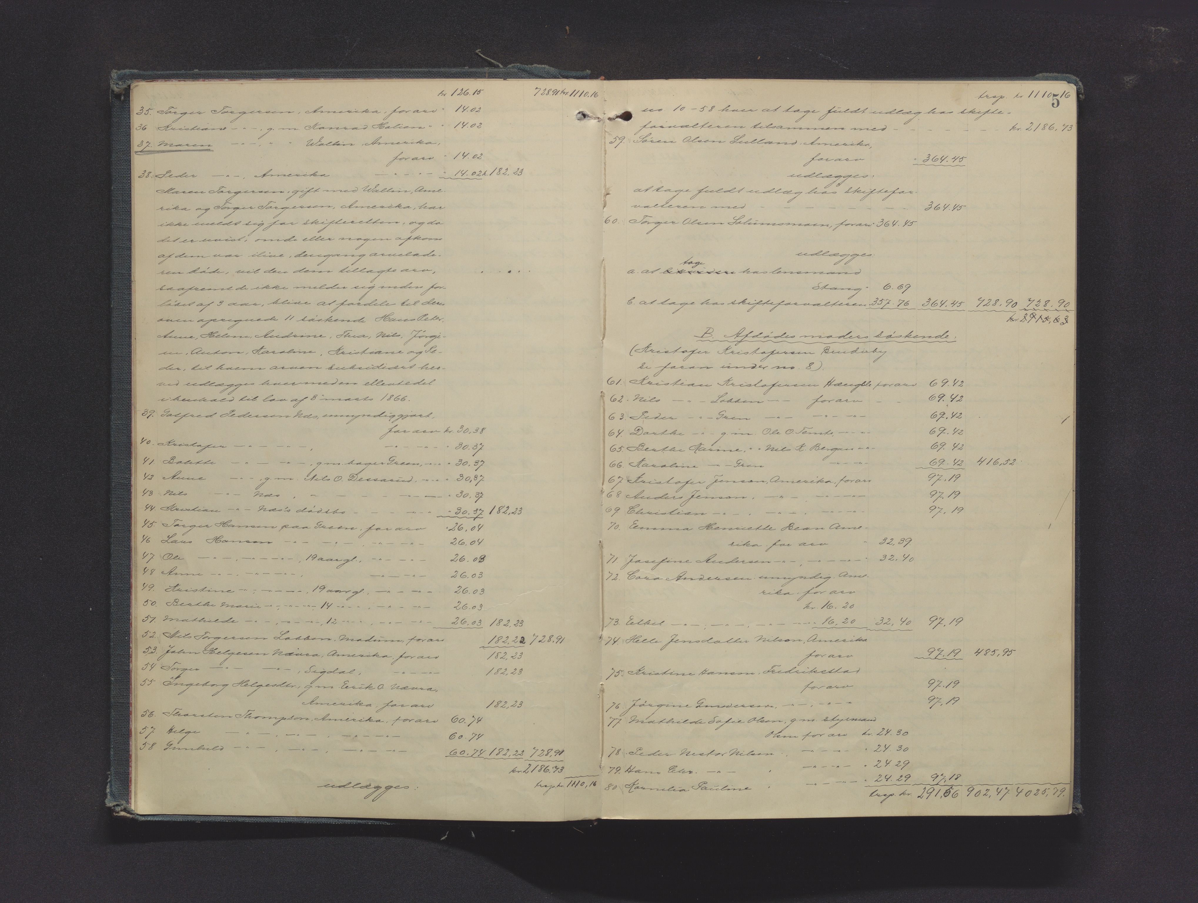 Eiker, Modum og Sigdal sorenskriveri, AV/SAKO-A-123/H/Hb/Hbc/L0008: Skifteutlodningsprotokoll, 1898-1902, p. 5