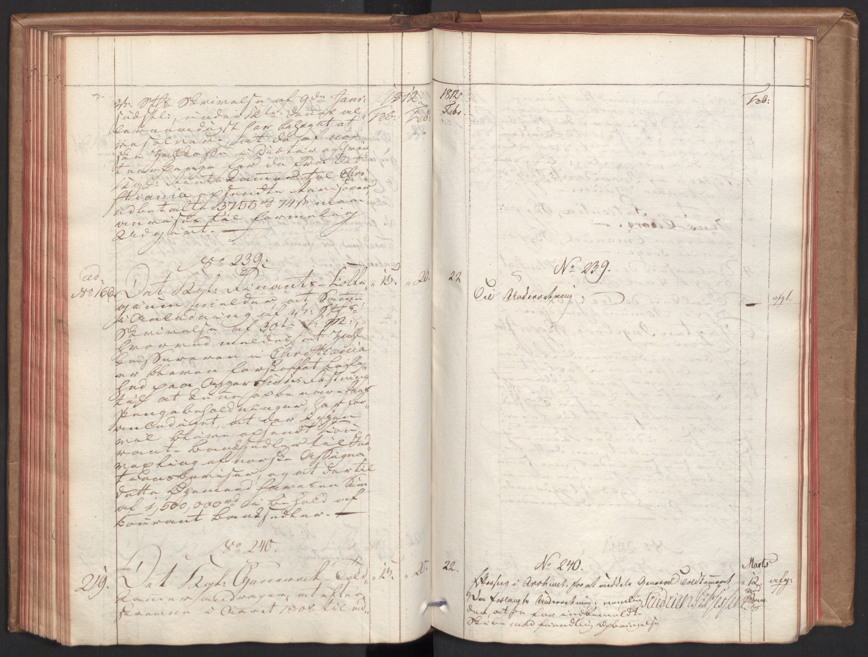 Stattholderembetet 1810-1814, 2. kontor (Kontor B), AV/RA-EA-5432/Aa/L0001: Kollegial referatprotokoll,  j.nr. 1-283,  l.nr. 1-327, 1810-1812, p. 136