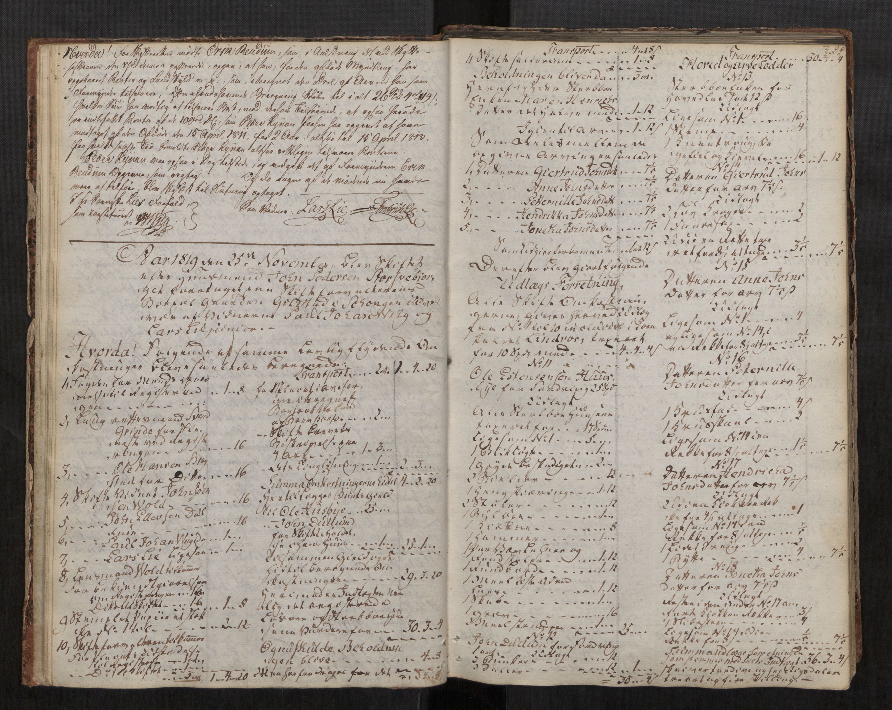 Stjør- og Verdal sorenskriveri, AV/SAT-A-4167/1/3/3A/L0029: Skifteprotokoll 24, 1818-1841, p. 22
