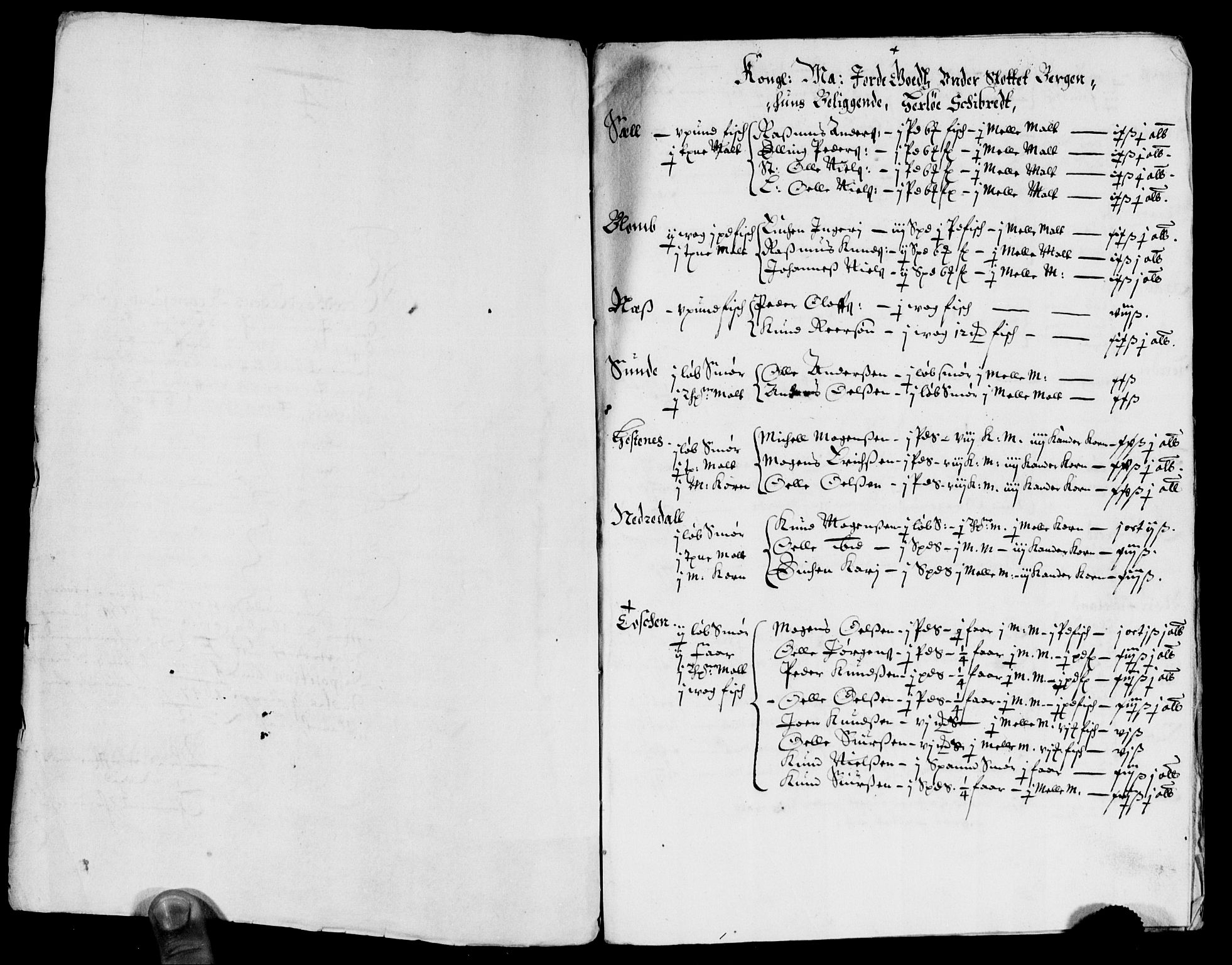 Rentekammeret inntil 1814, Reviderte regnskaper, Lensregnskaper, RA/EA-5023/R/Rb/Rbt/L0107: Bergenhus len, 1646