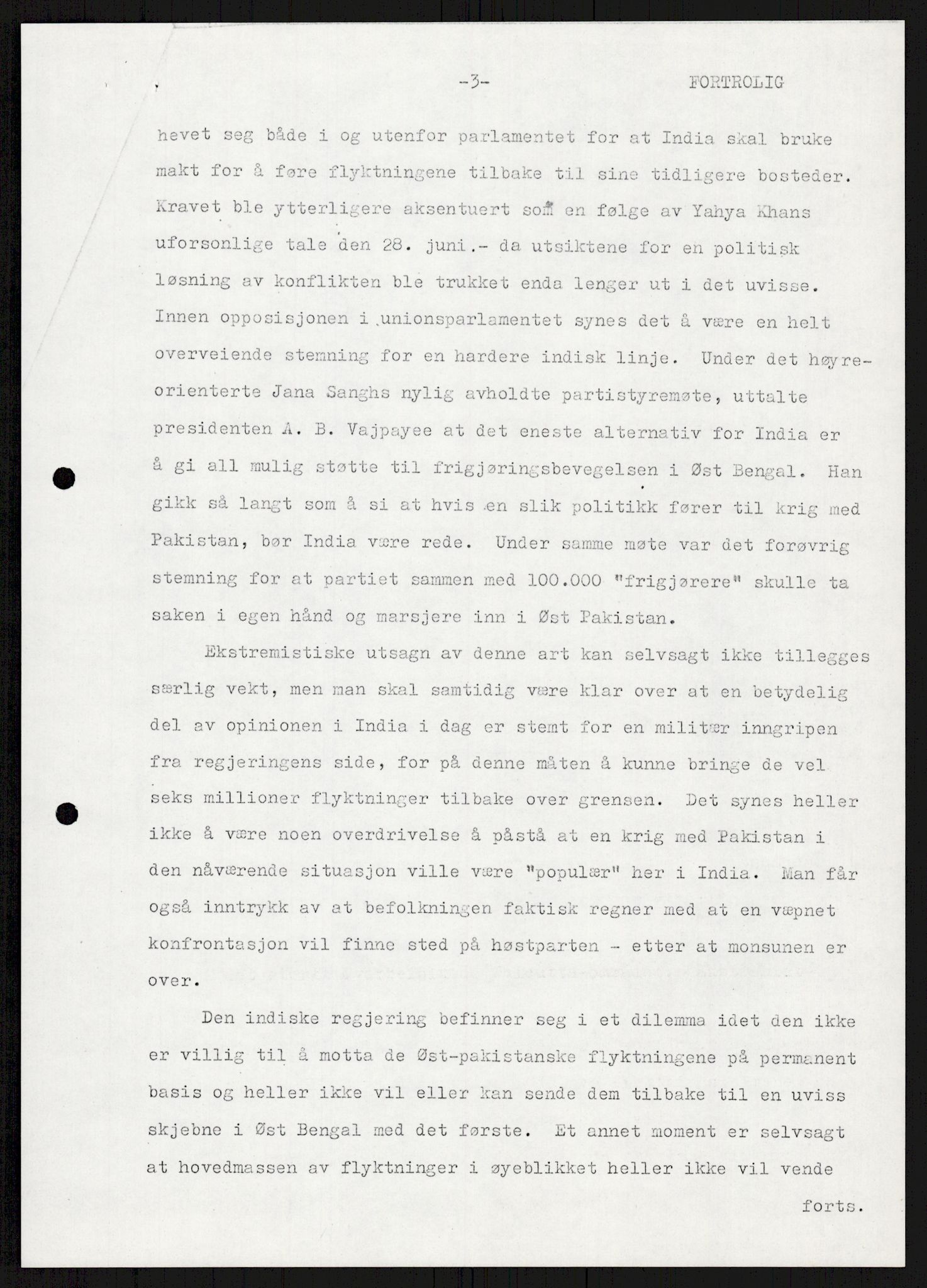 Utenriksdepartementet, hovedarkiv, AV/RA-S-6794/D/Db/Dba/L0776/0003: Verdenspolitikk. Fremmede staters politikk (G.L.) / Israel: Politikk (2 mapper), 1970-1972, p. 98