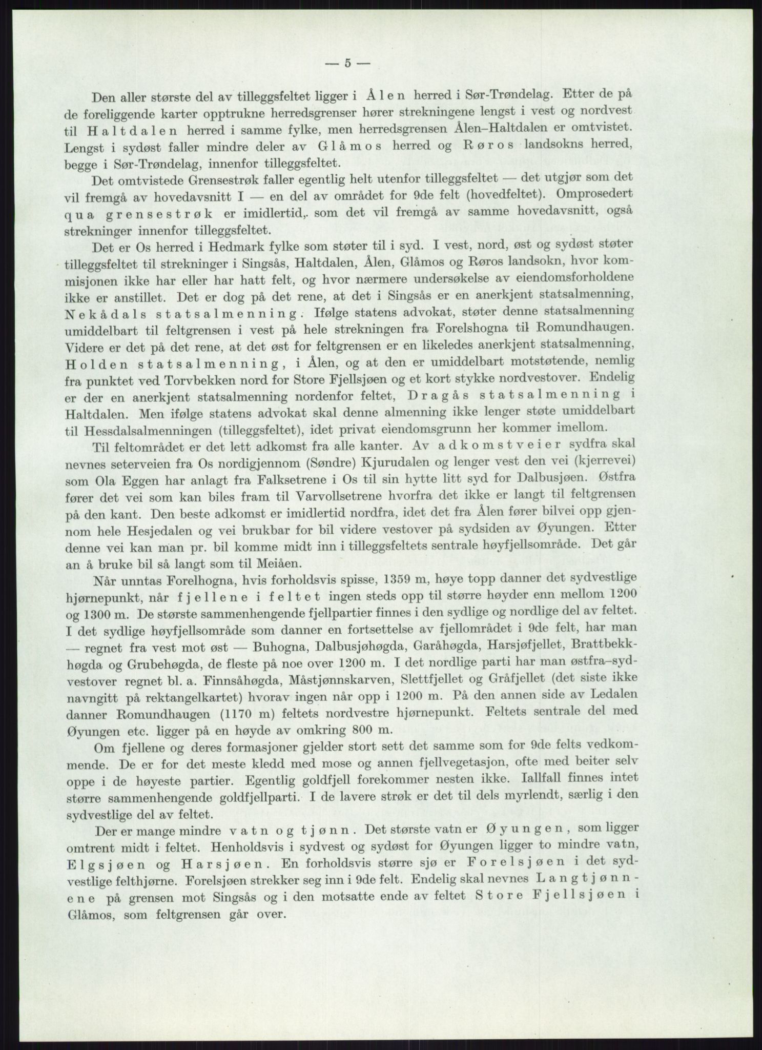 Høyfjellskommisjonen, AV/RA-S-1546/X/Xa/L0001: Nr. 1-33, 1909-1953, p. 4728