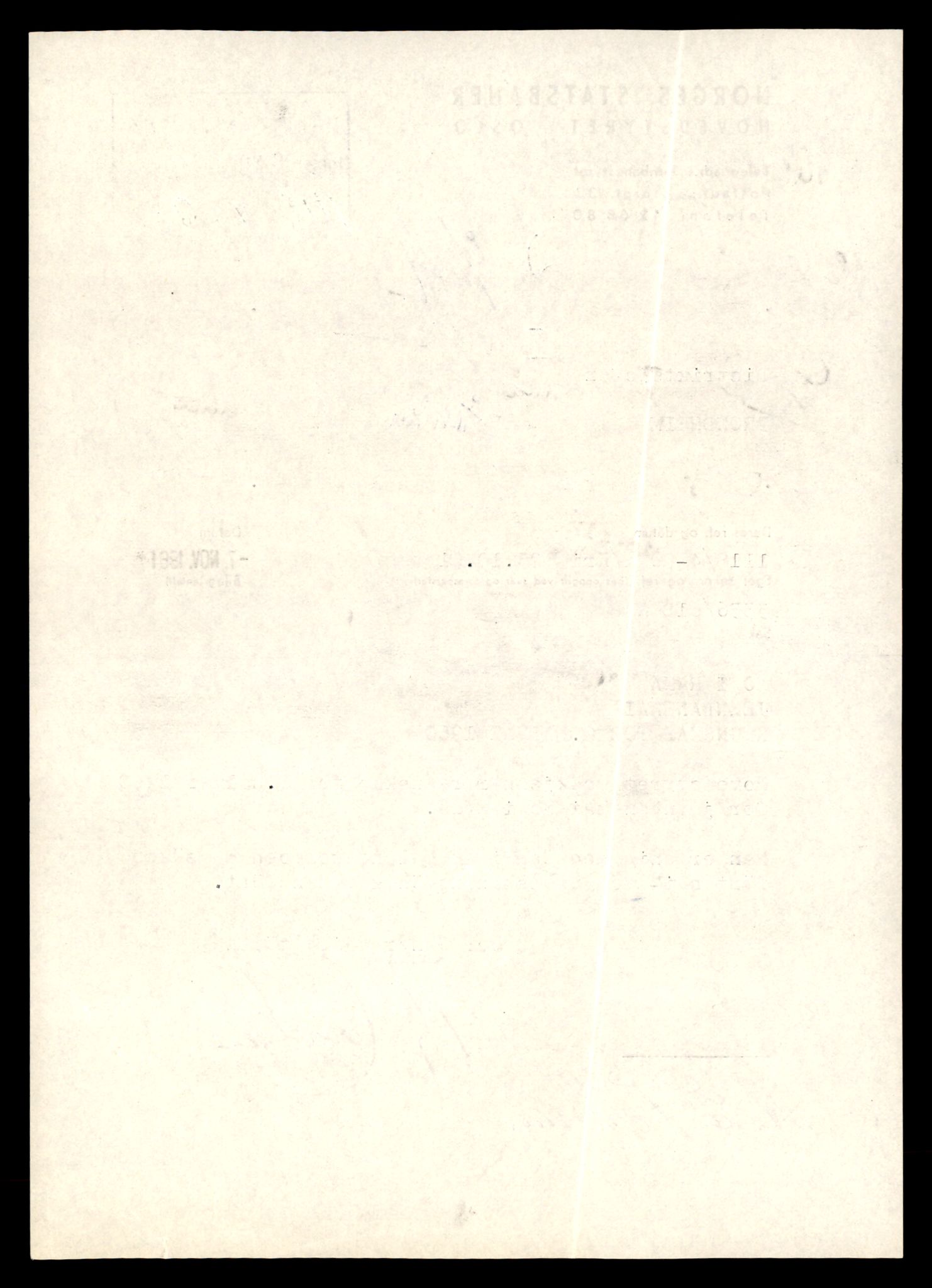 Norges statsbaner (NSB) - Trondheim distrikt, AV/SAT-A-6436/0002/Dd/L0817: --, 1953-1980, p. 1902