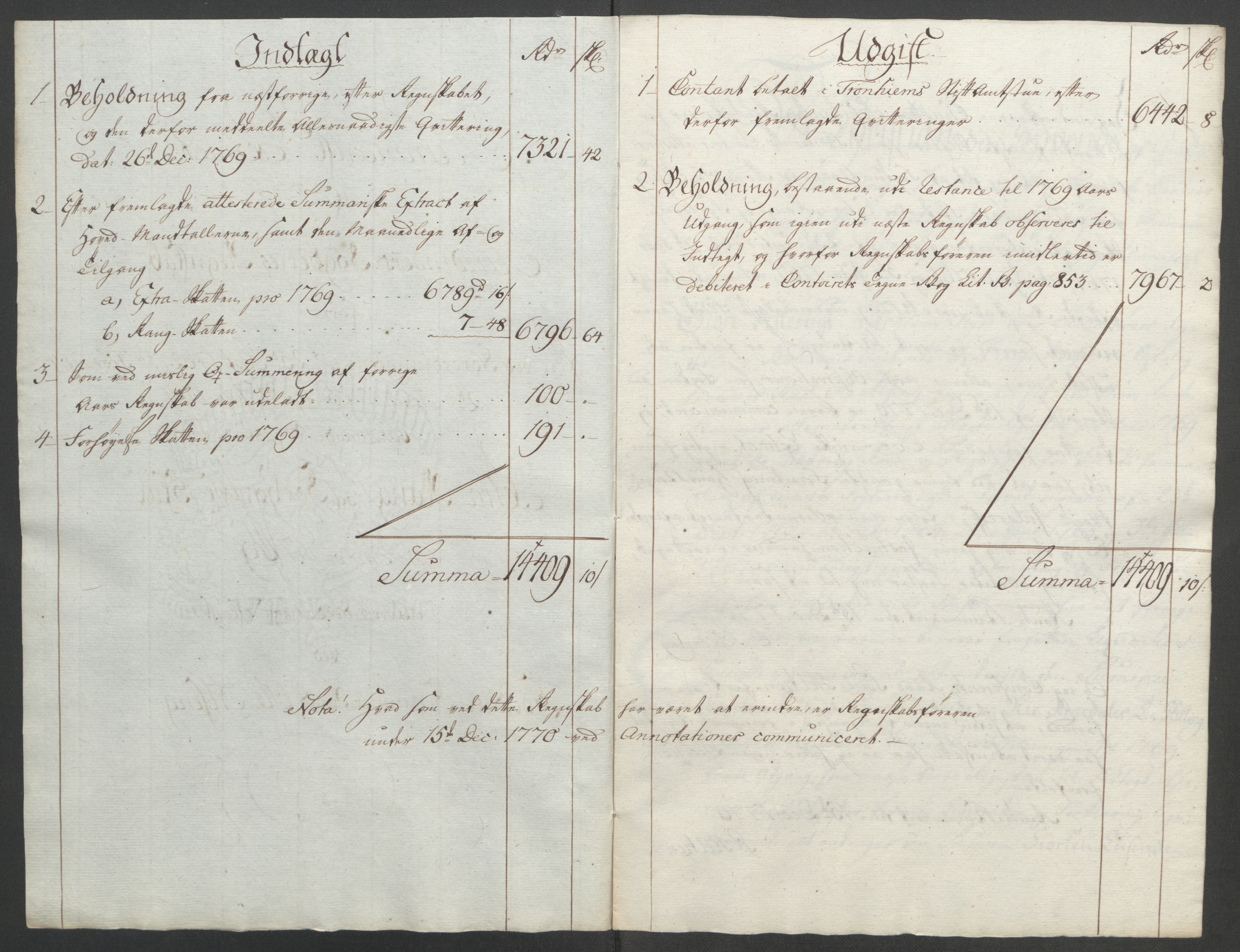 Rentekammeret inntil 1814, Reviderte regnskaper, Fogderegnskap, AV/RA-EA-4092/R54/L3645: Ekstraskatten Sunnmøre, 1762-1772, p. 143