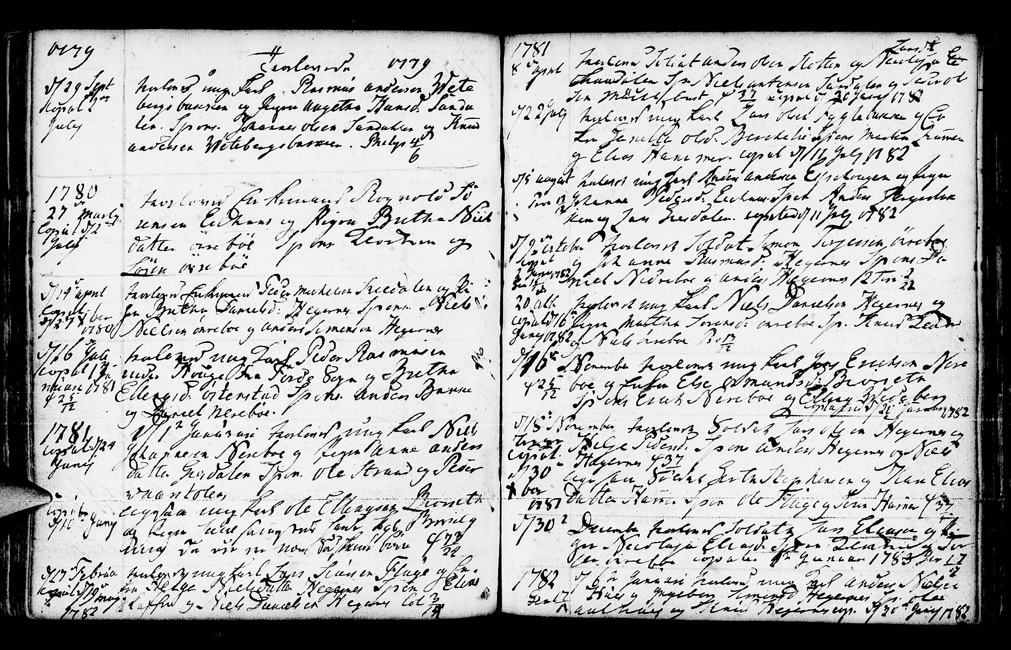 Jølster sokneprestembete, SAB/A-80701/H/Haa/Haaa/L0003: Parish register (official) no. A 3, 1748-1789, p. 185