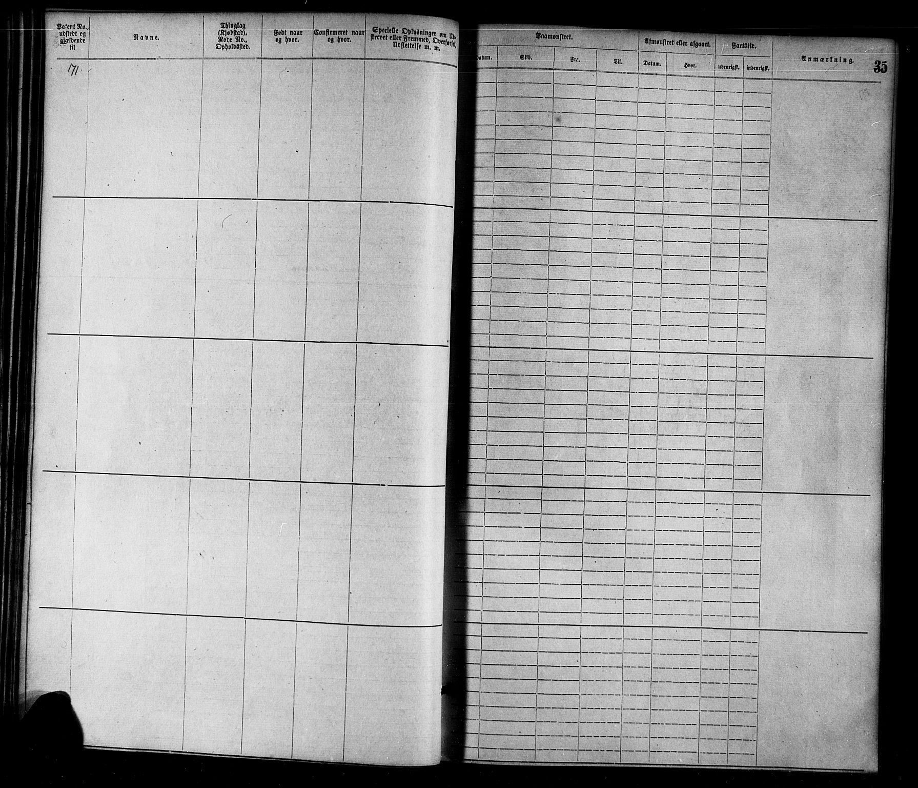 Egersund mønstringskrets, AV/SAK-2031-0019/F/Fa/L0001: Annotasjonsrulle nr 1-1440 med register, O-1, 1869-1895, p. 50