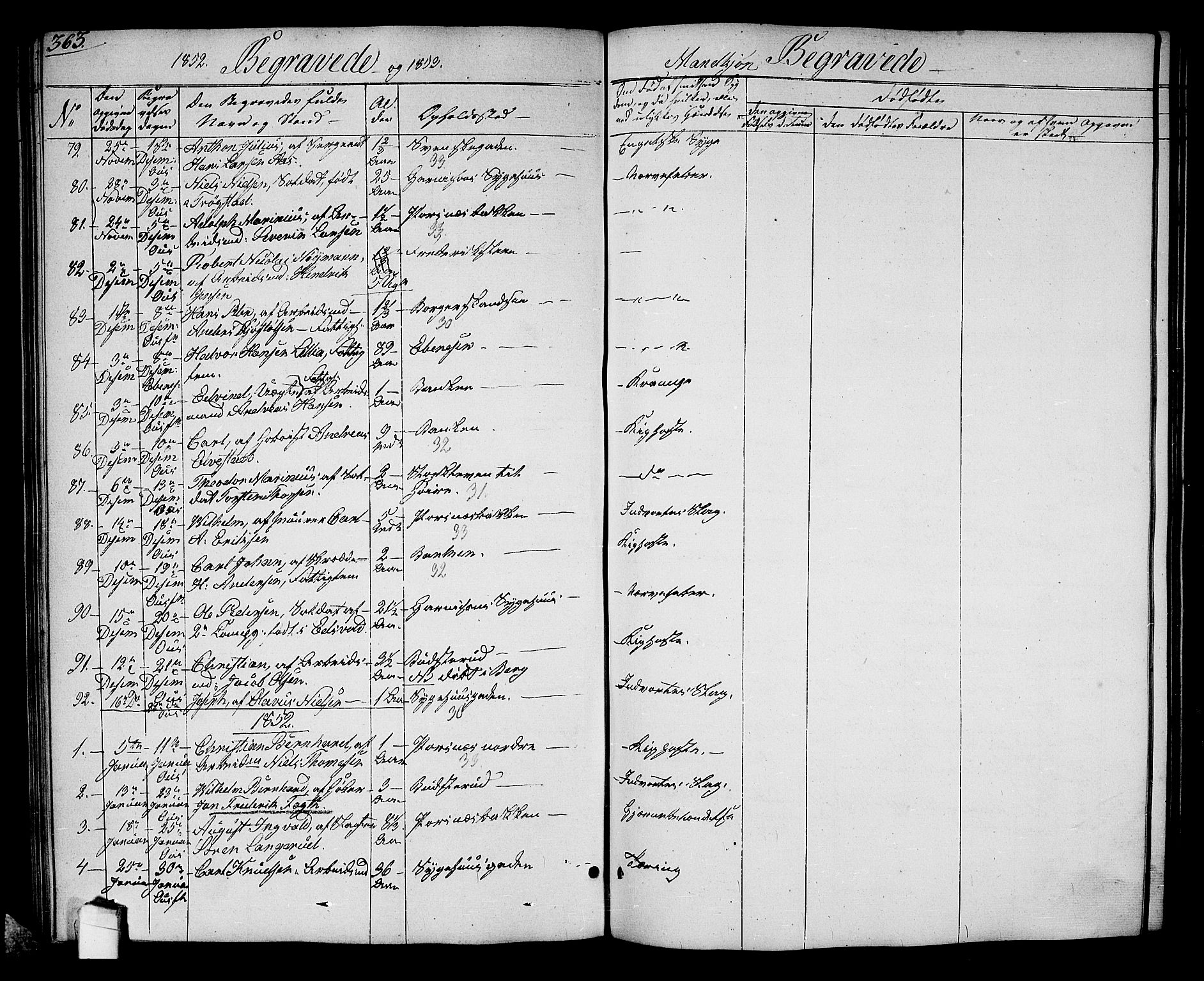 Halden prestekontor Kirkebøker, SAO/A-10909/G/Ga/L0004: Parish register (copy) no. 4, 1845-1854, p. 363