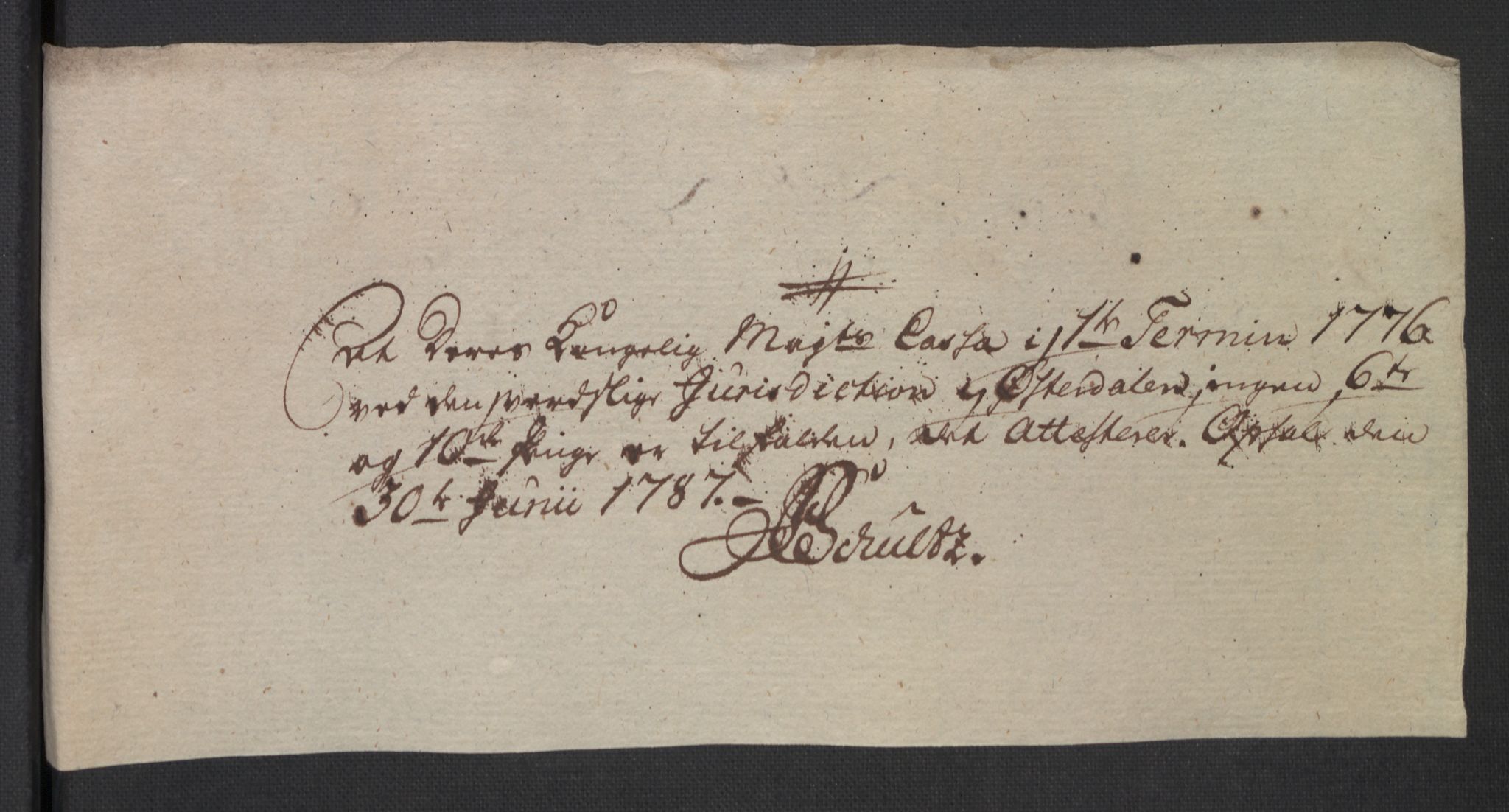 Rentekammeret inntil 1814, Reviderte regnskaper, Mindre regnskaper, AV/RA-EA-4068/Rb/L0014: Opplands amt, 1771-1779, p. 616