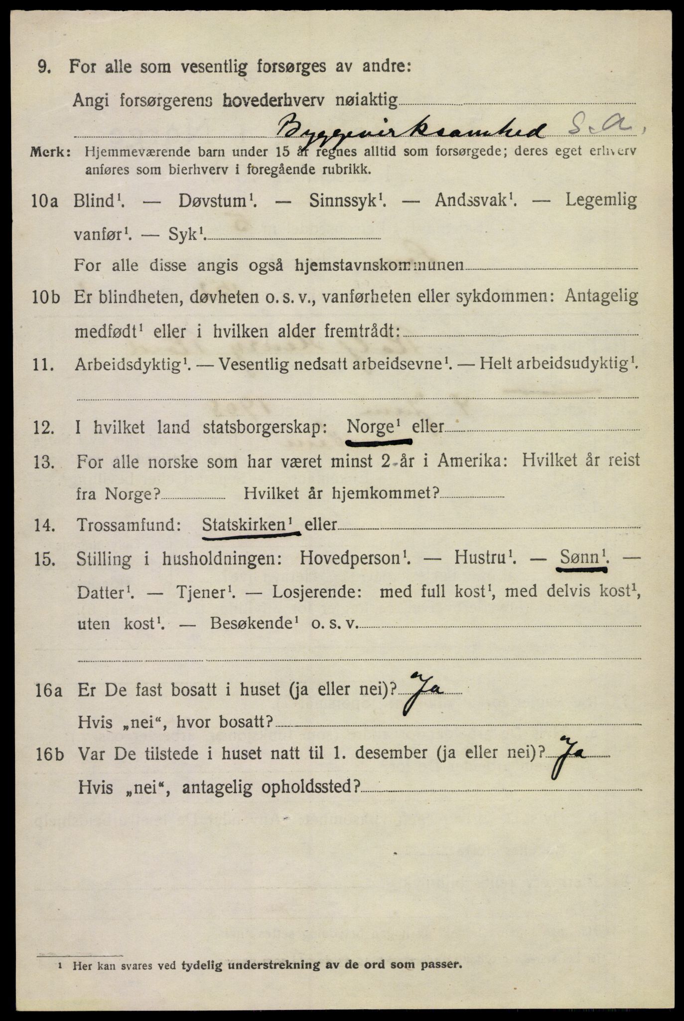 SAKO, 1920 census for Sem, 1920, p. 13370