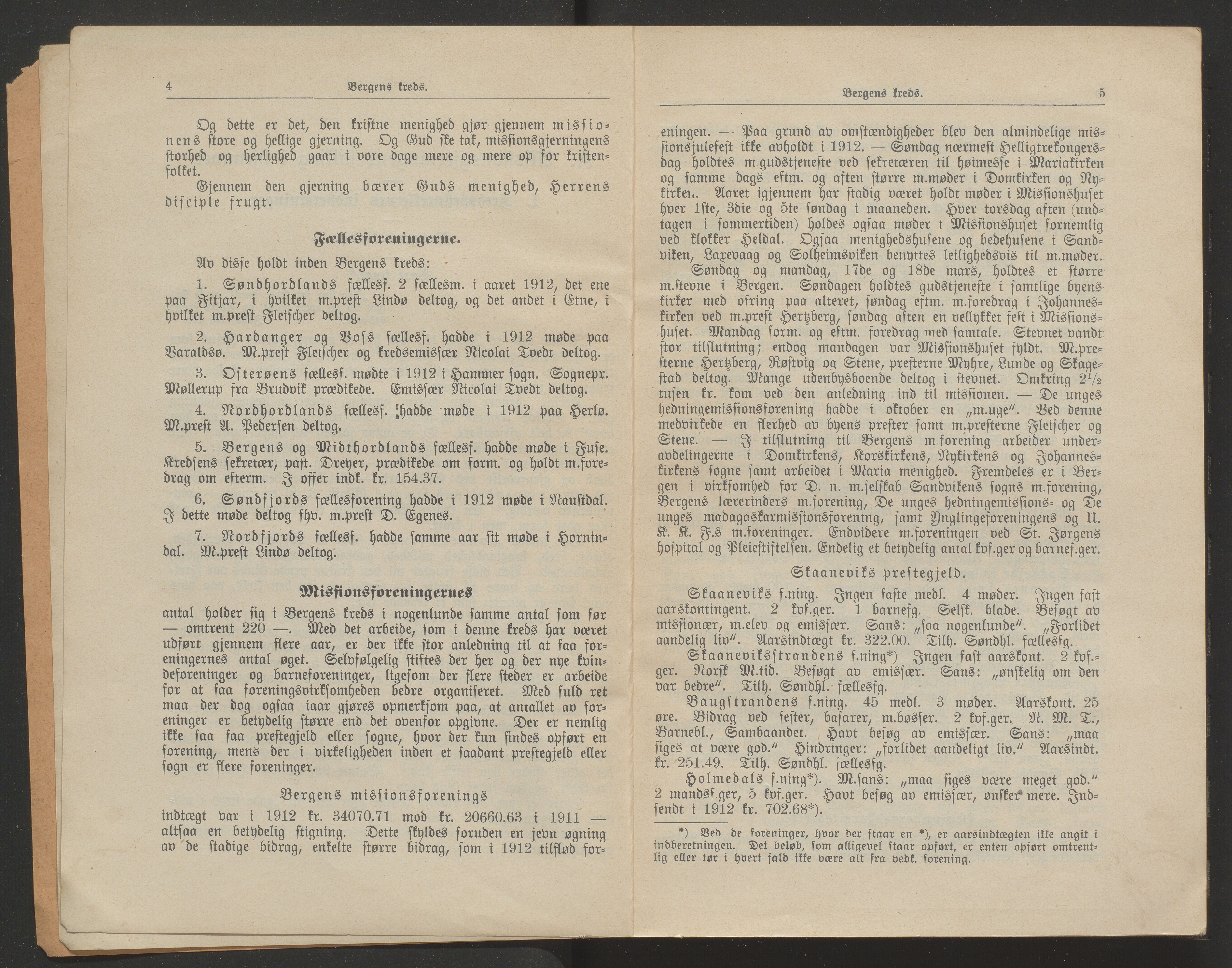 Det Norske Misjonsselskap - hovedadministrasjonen, VID/MA-A-1045/D/Db/Dba/L0341/0002: Beretninger, Bøker, Skrifter o.l   / Årsberetninger. Heftet. 71. , 1912, p. 4-5