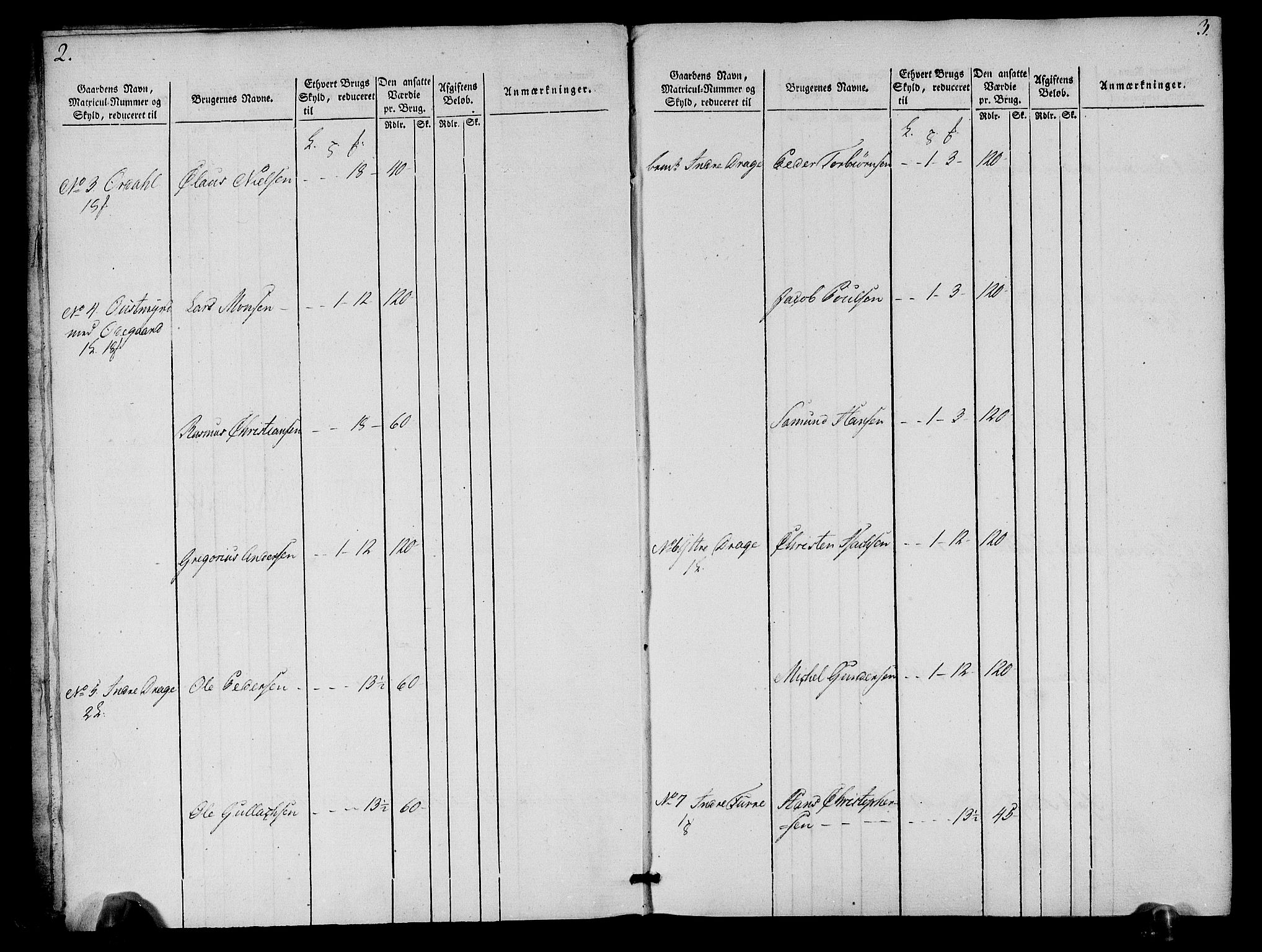 Rentekammeret inntil 1814, Realistisk ordnet avdeling, AV/RA-EA-4070/N/Ne/Nea/L0121: Sunn- og Nordfjord fogderi. Oppebørselsregister, 1803-1804, p. 4