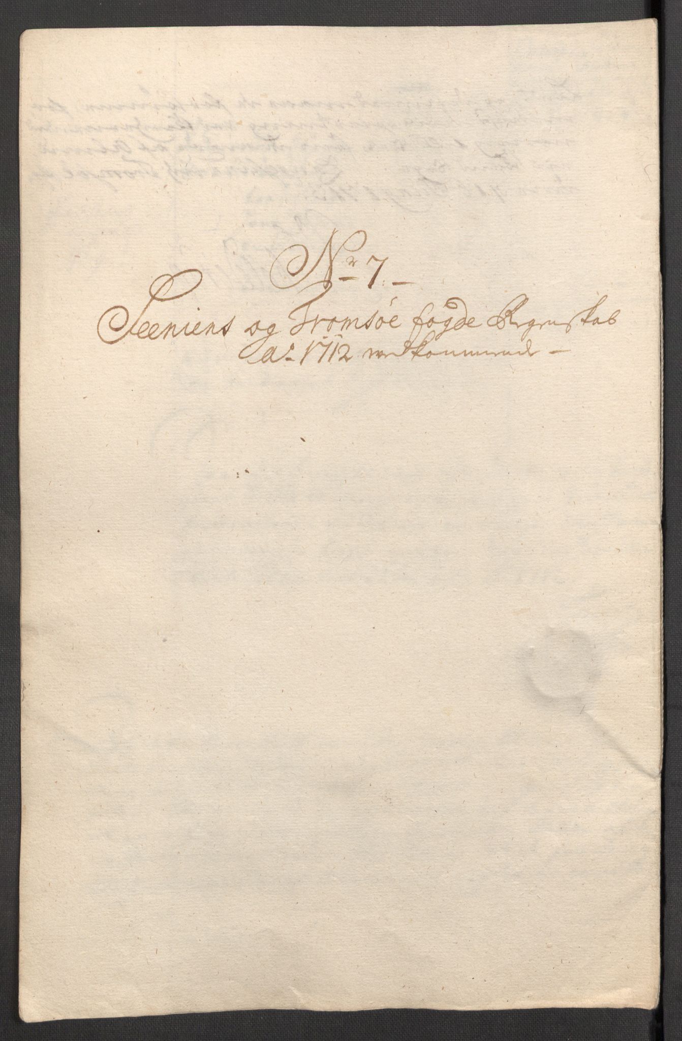 Rentekammeret inntil 1814, Reviderte regnskaper, Fogderegnskap, AV/RA-EA-4092/R68/L4758: Fogderegnskap Senja og Troms, 1711-1712, p. 344