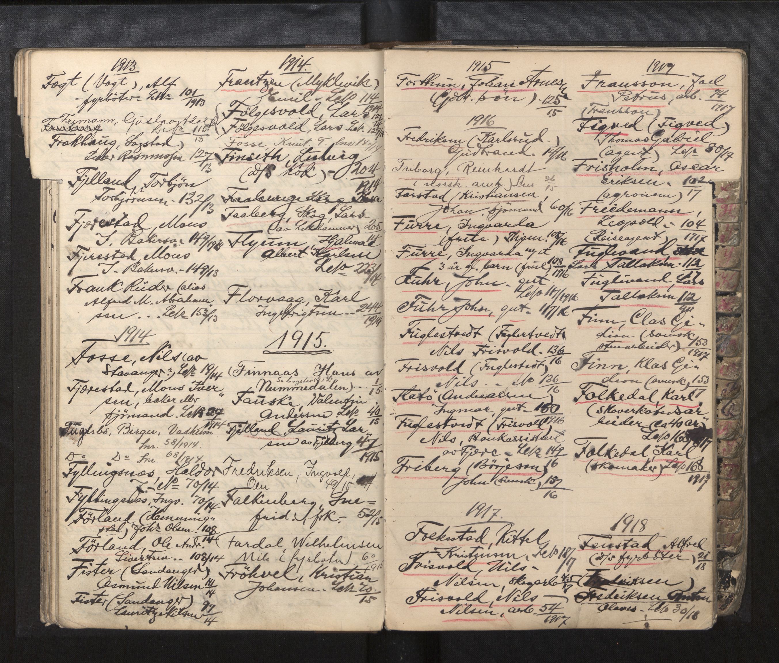 Bergen politikammer / politidistrikt, AV/SAB-A-60401/J.a/J.ac/L0002: Emigrantforbudsregister, 1894-1920