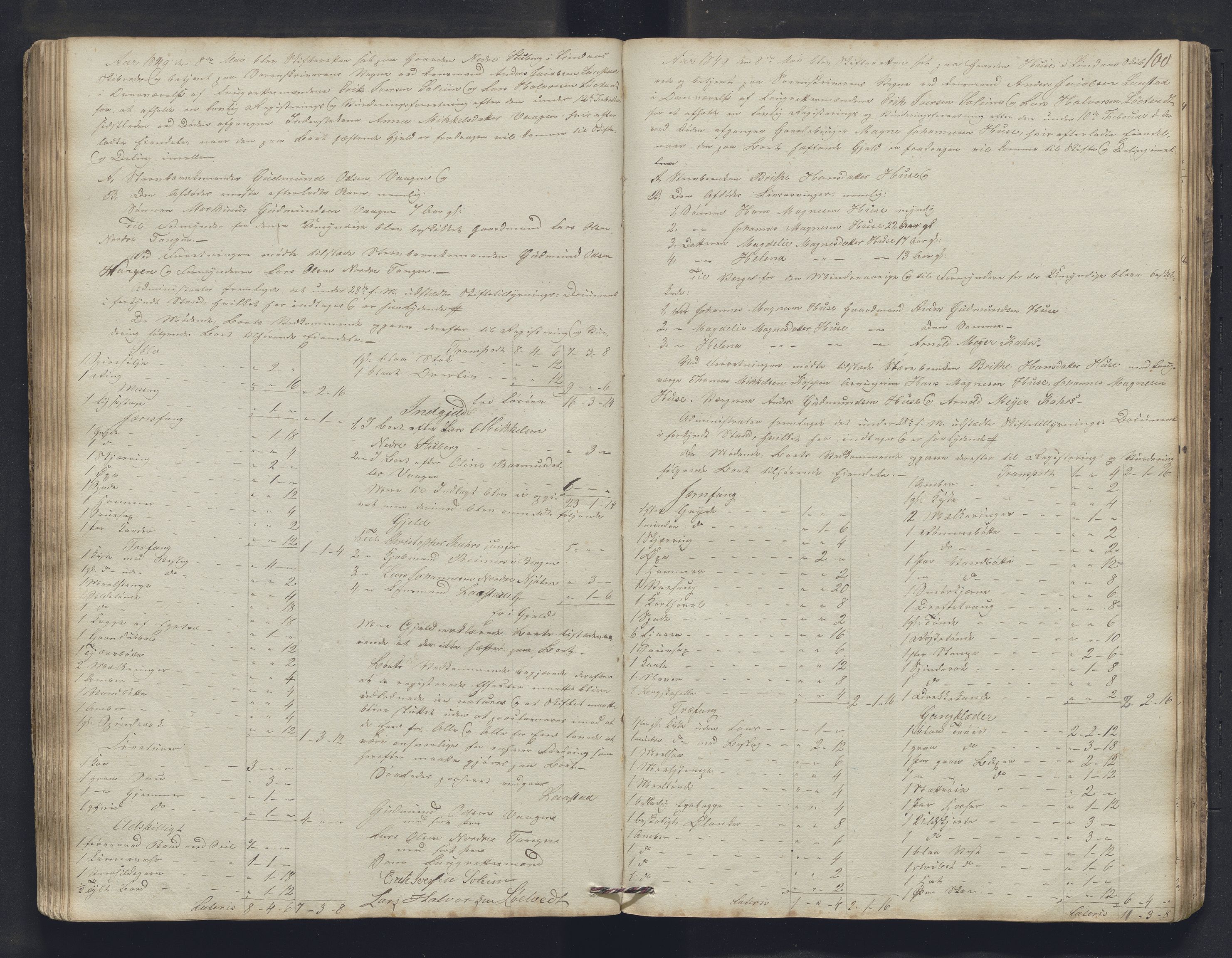 Nordhordland sorenskrivar, AV/SAB-A-2901/1/H/Hb/L0015: Registreringsprotokollar, 1846-1850, p. 100