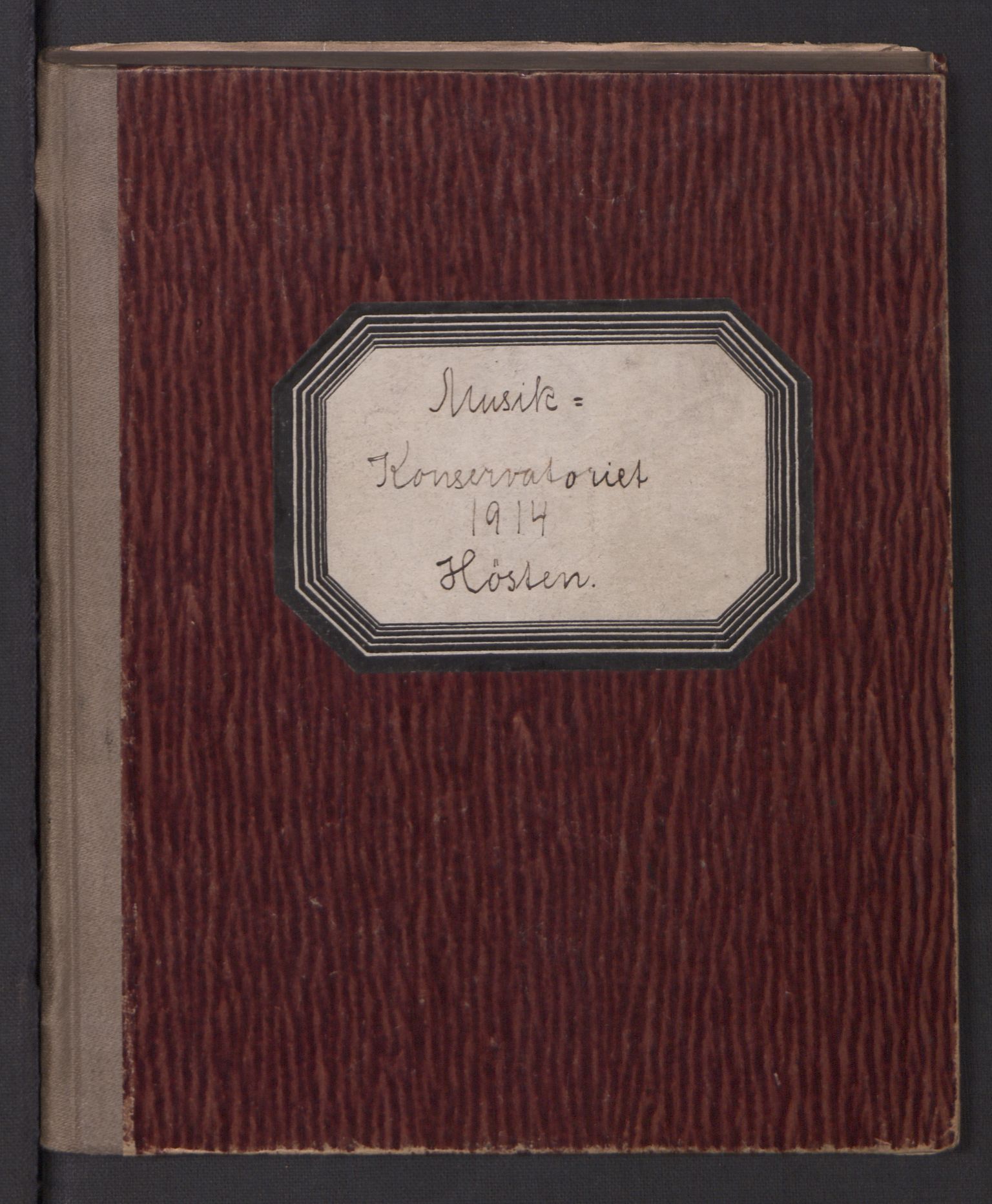 Musikkonservatoriet i Oslo, RA/PA-1761/F/Fa/L0004/0006: Oversikt over lærere, elever, m.m. / Musikkonservatoriet - Høstsemesteret, 1914